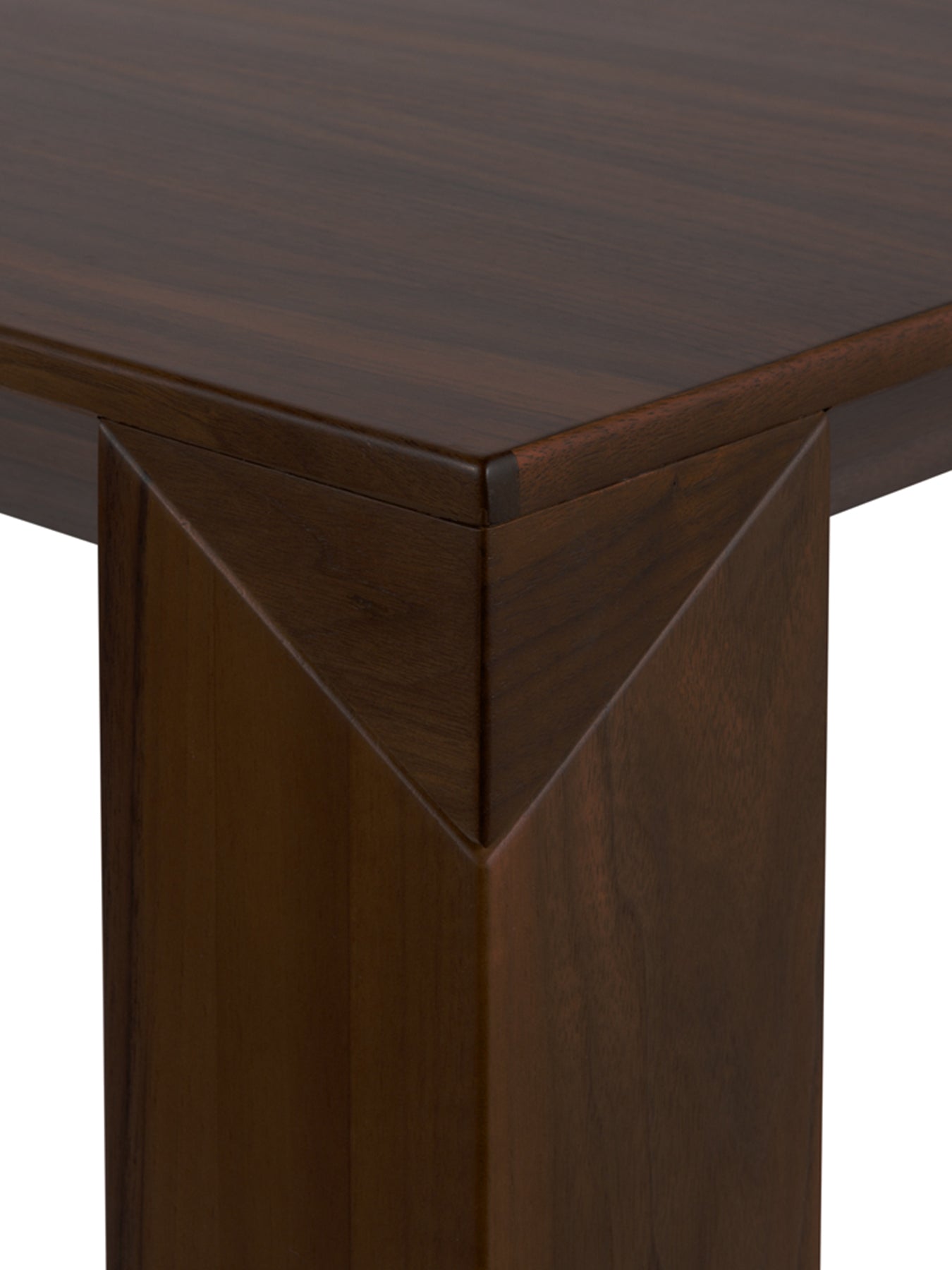 Angolo Large Dining Table Walnut