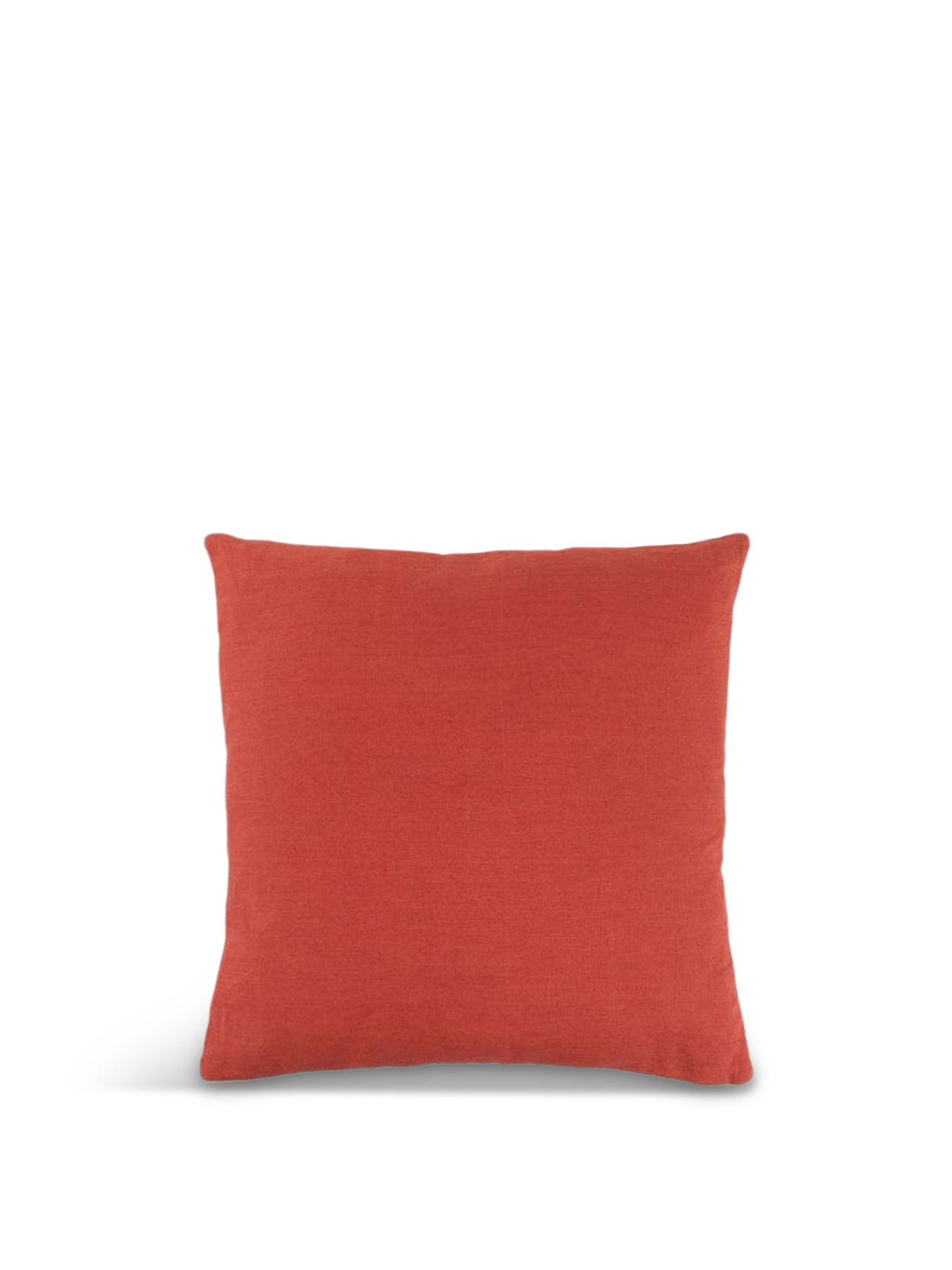 Limited Edition Linen Cushion Redwood & Pale Blush 45 x 45 cm