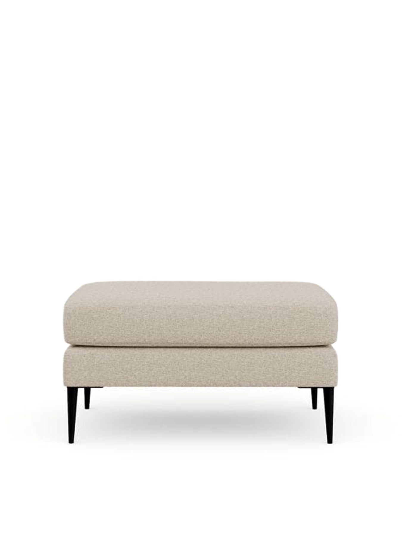 Brunel Tessuta Oatmeal Footstool