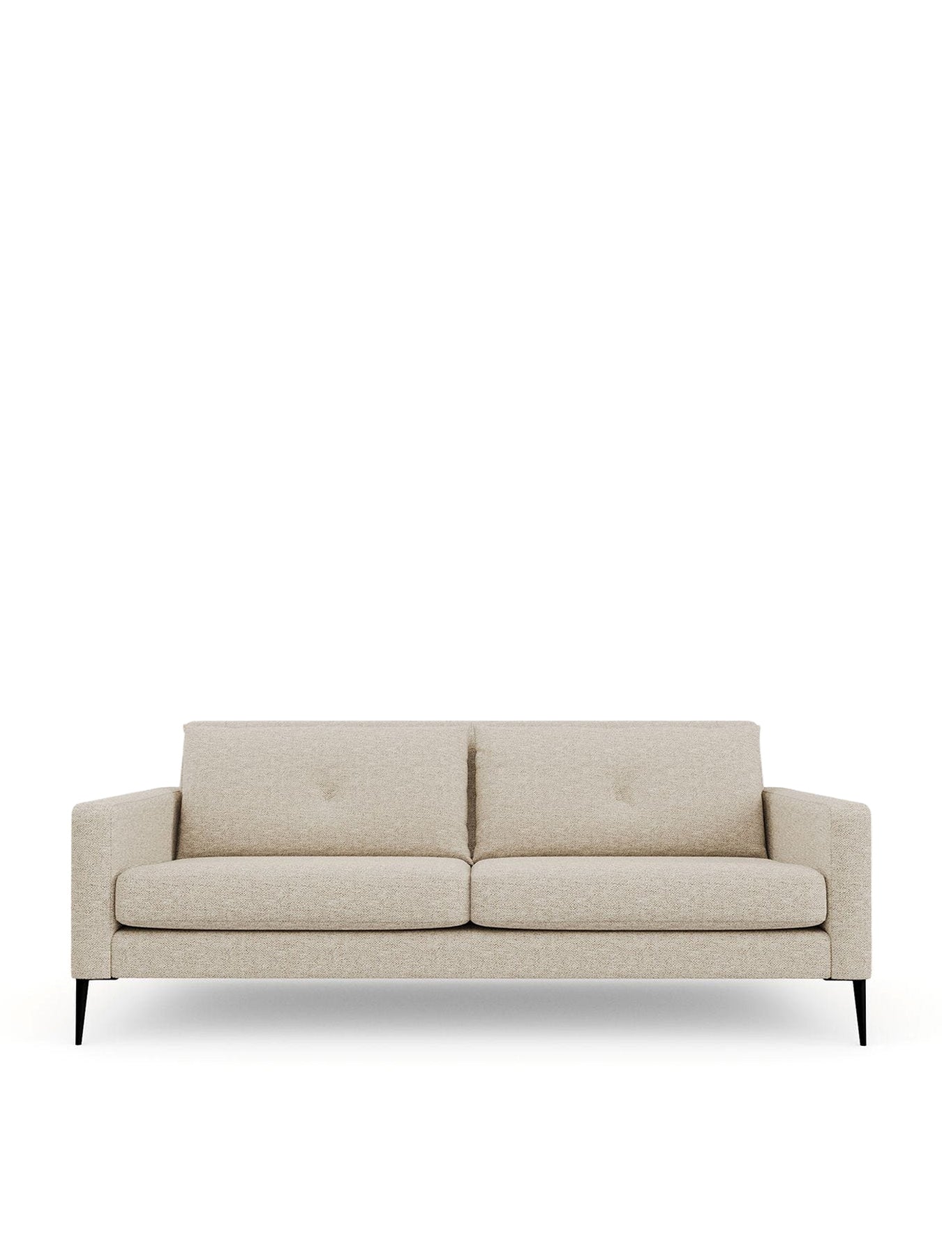 Brunel Tessuta Oatmeal 3-Seater Sofa