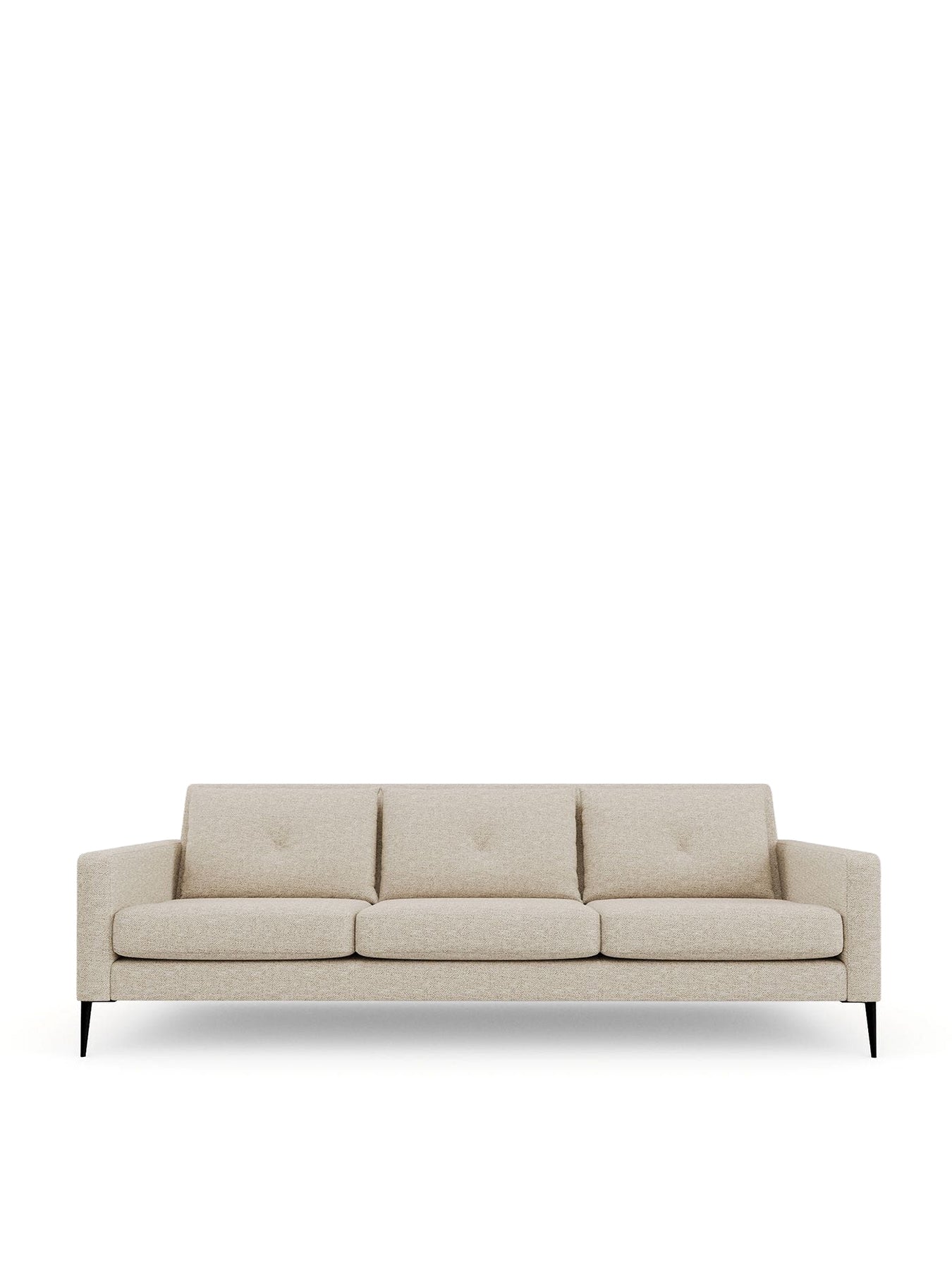 Brunel Tessuta Oatmeal 4-Seater Sofa