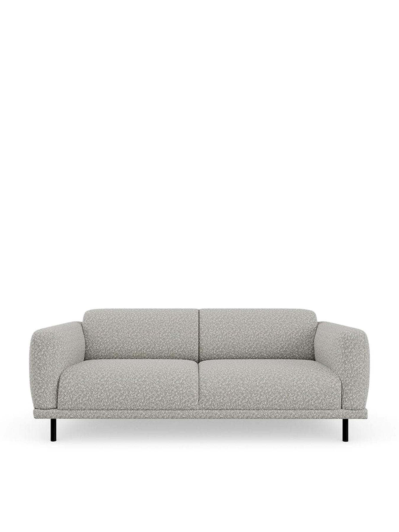 Harri Chunky Bouclé 3-Seater Sofa Ecru