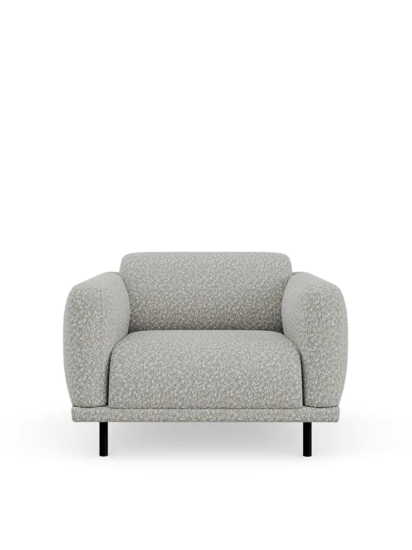 Harri Chunky Bouclé Armchair Ecru
