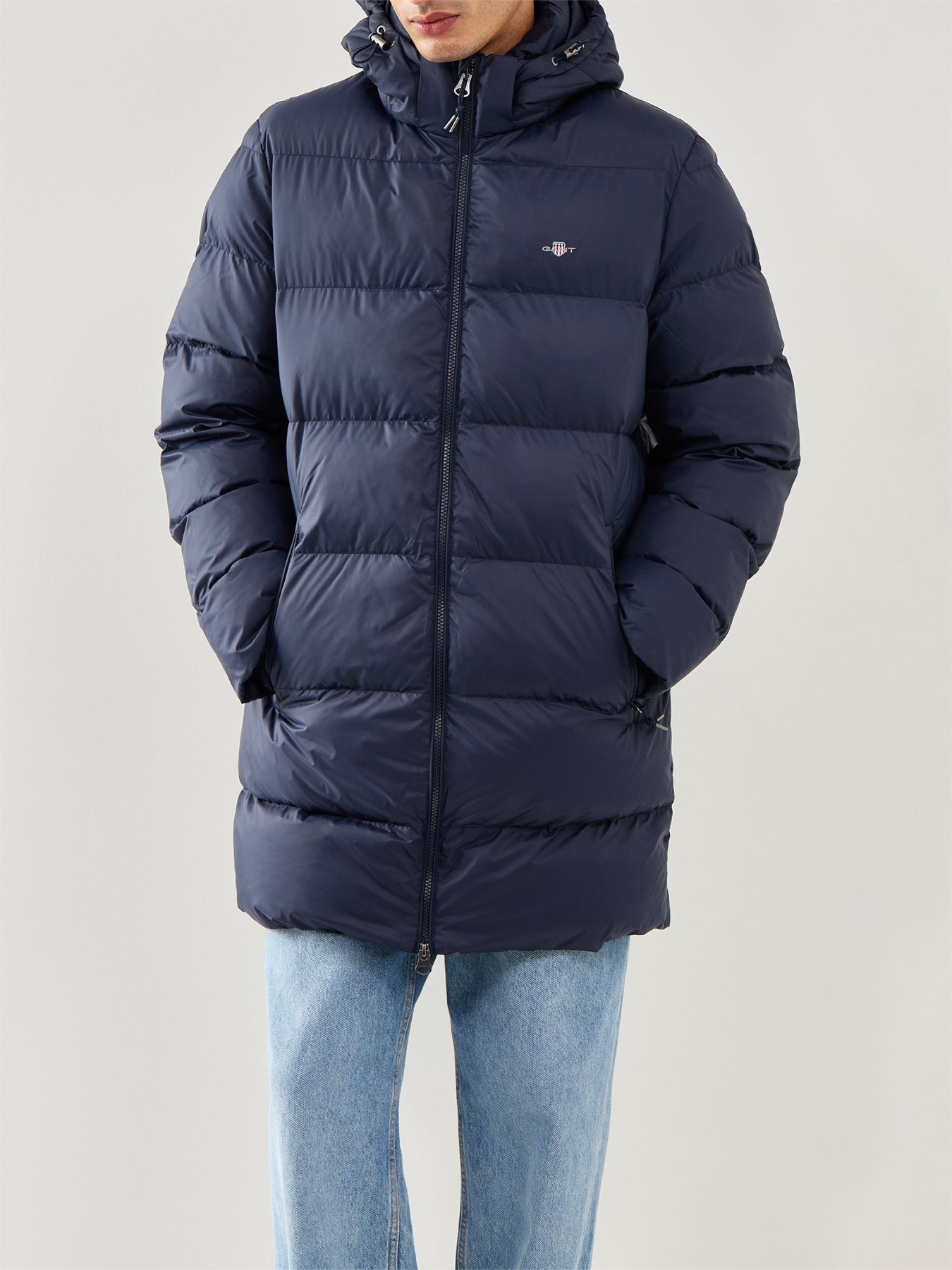 Active Cloud Mid Length Jacket Evening Blue