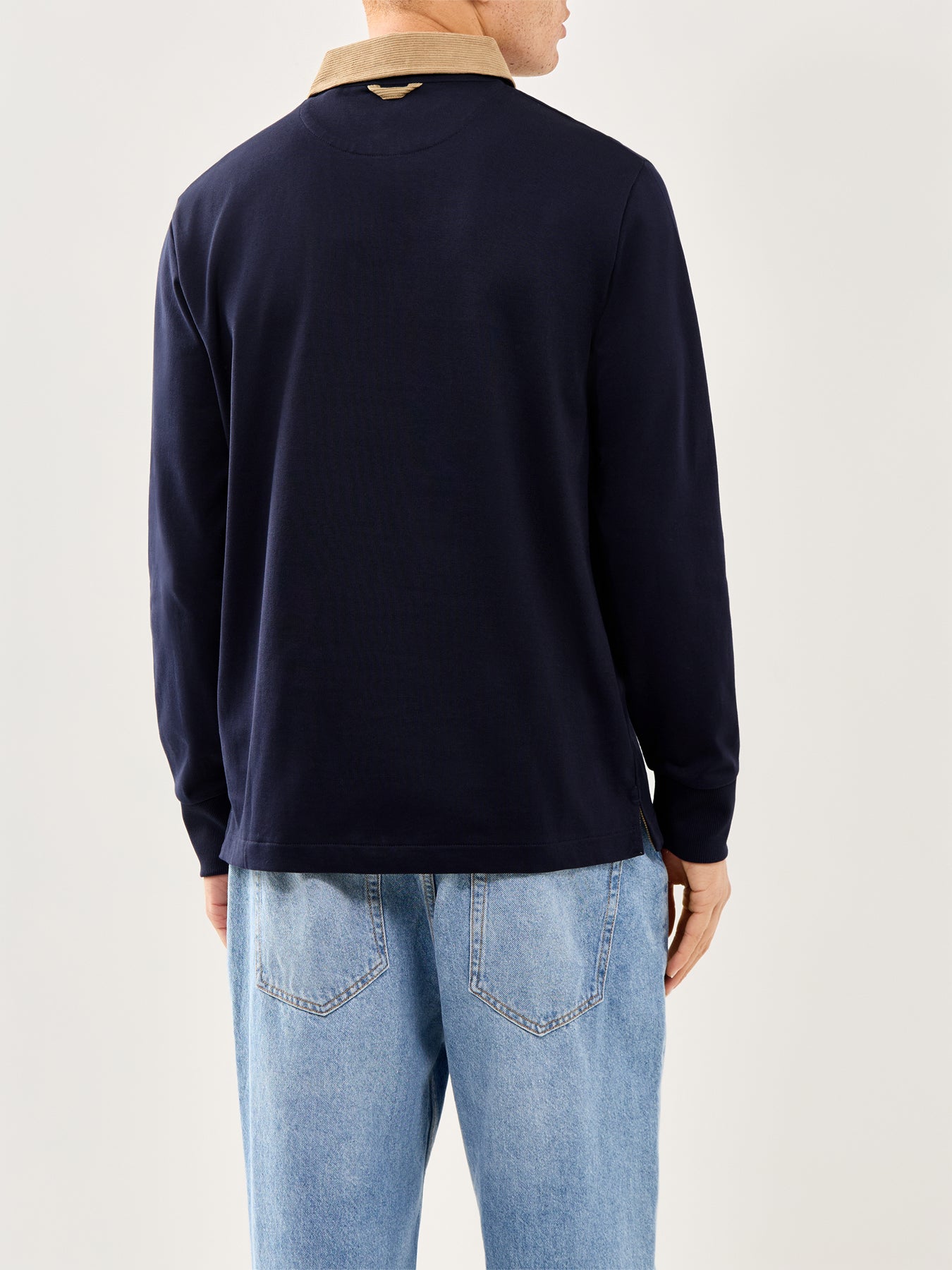 Cord Collar Heavy Rugger Evening Blue