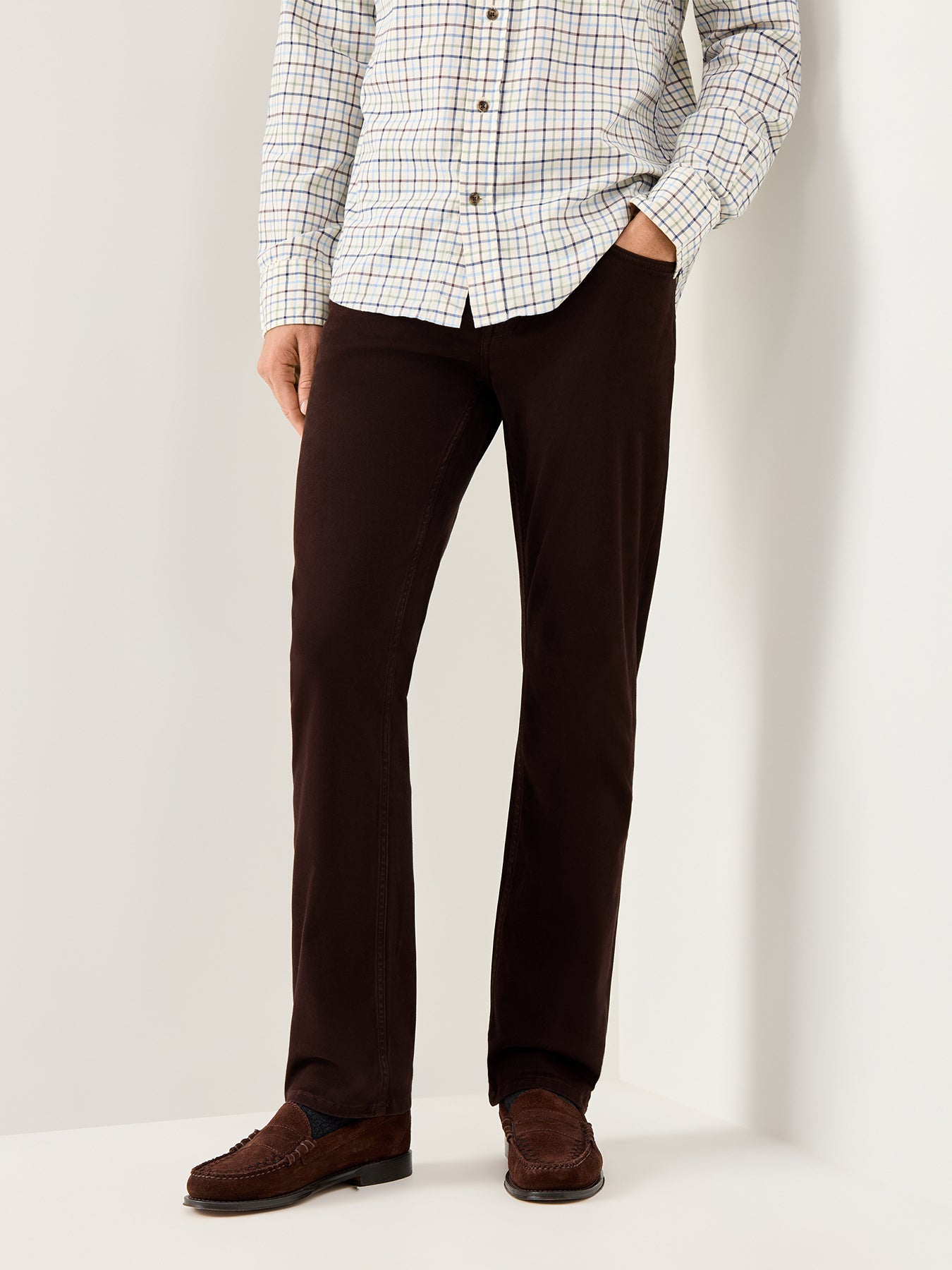 Moleskin Jeans Deep Brown