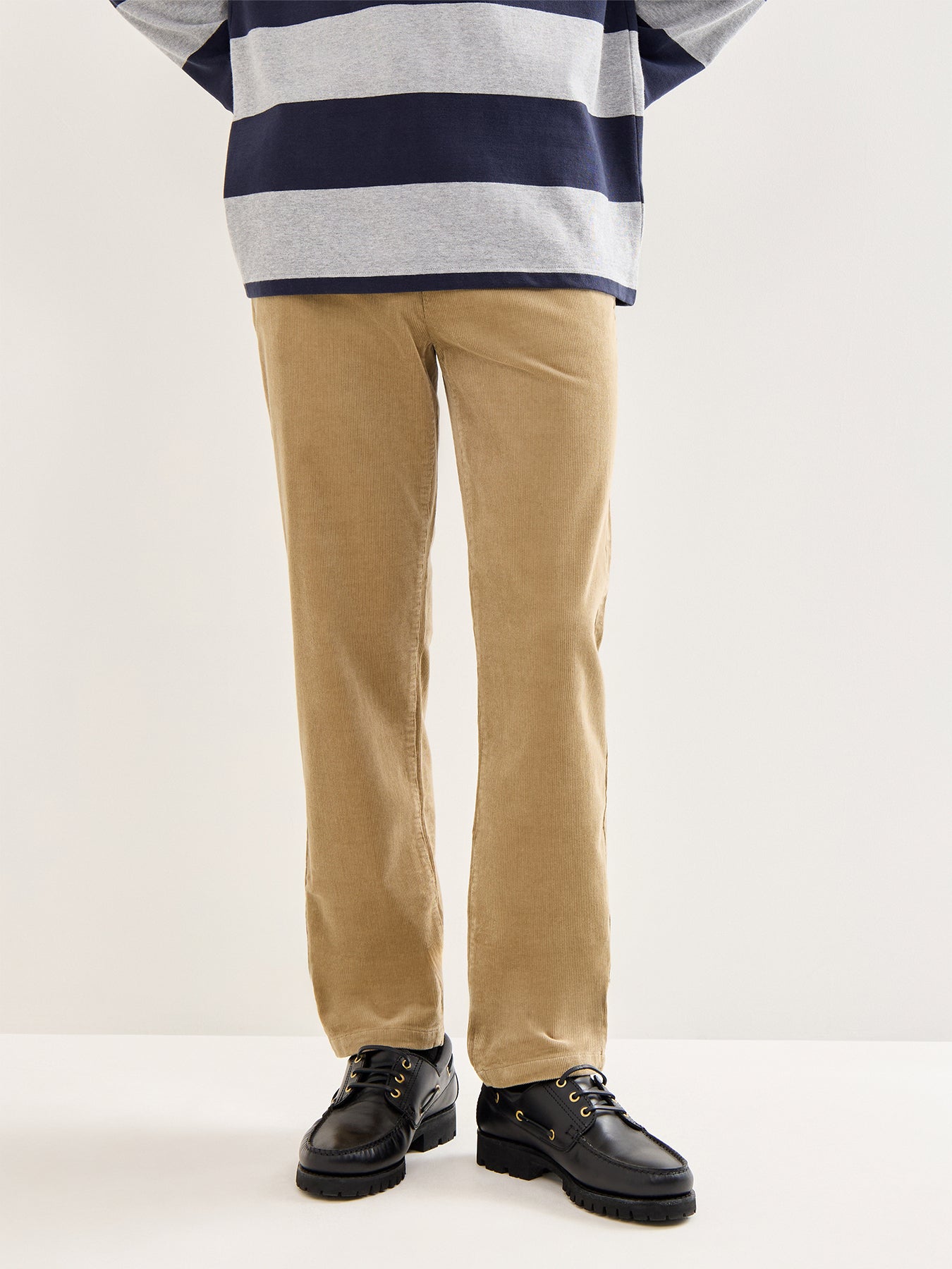 Regular Cord Cotton Chinos Brown