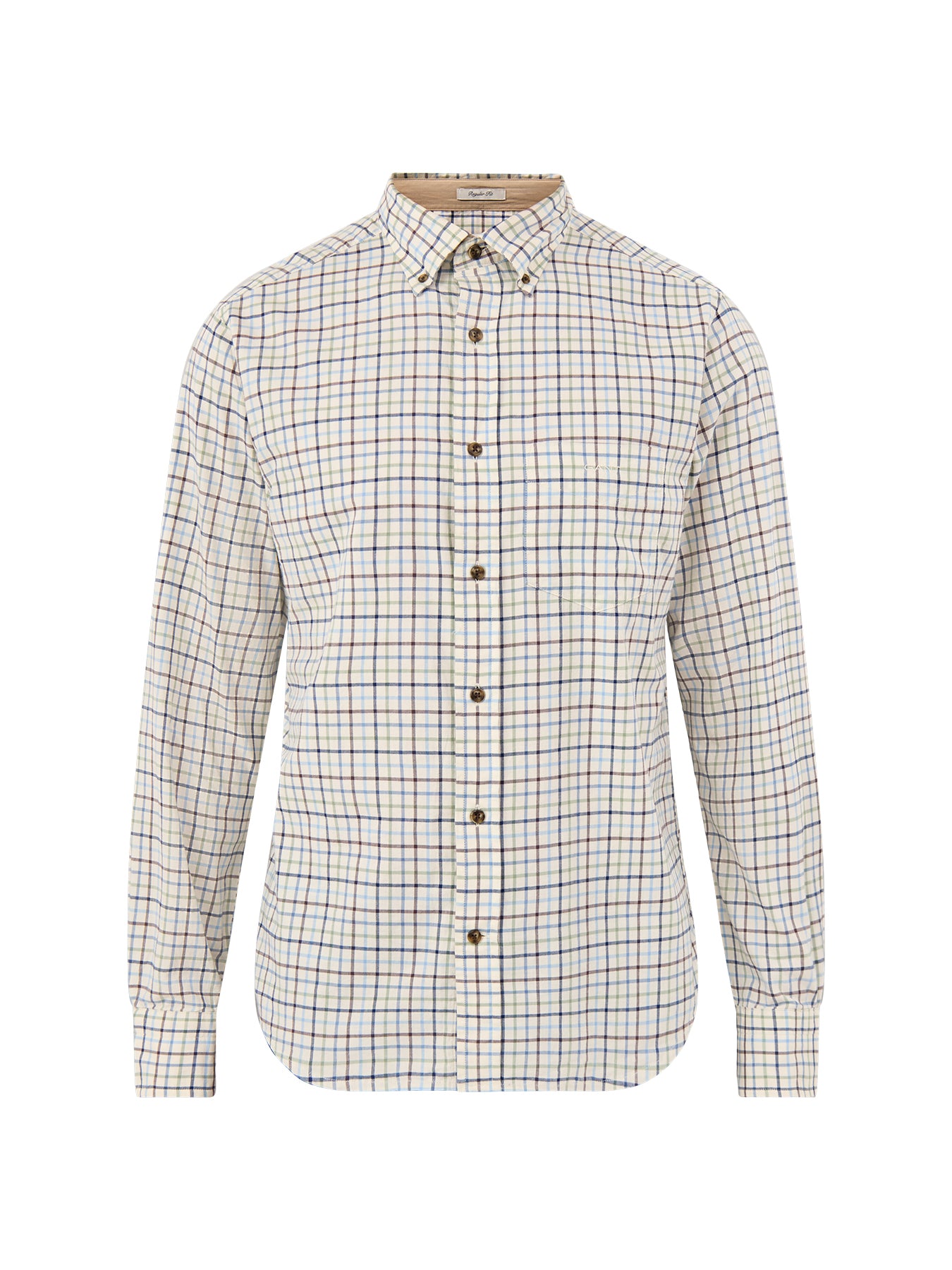 Twill Check Shirt Clear Sky