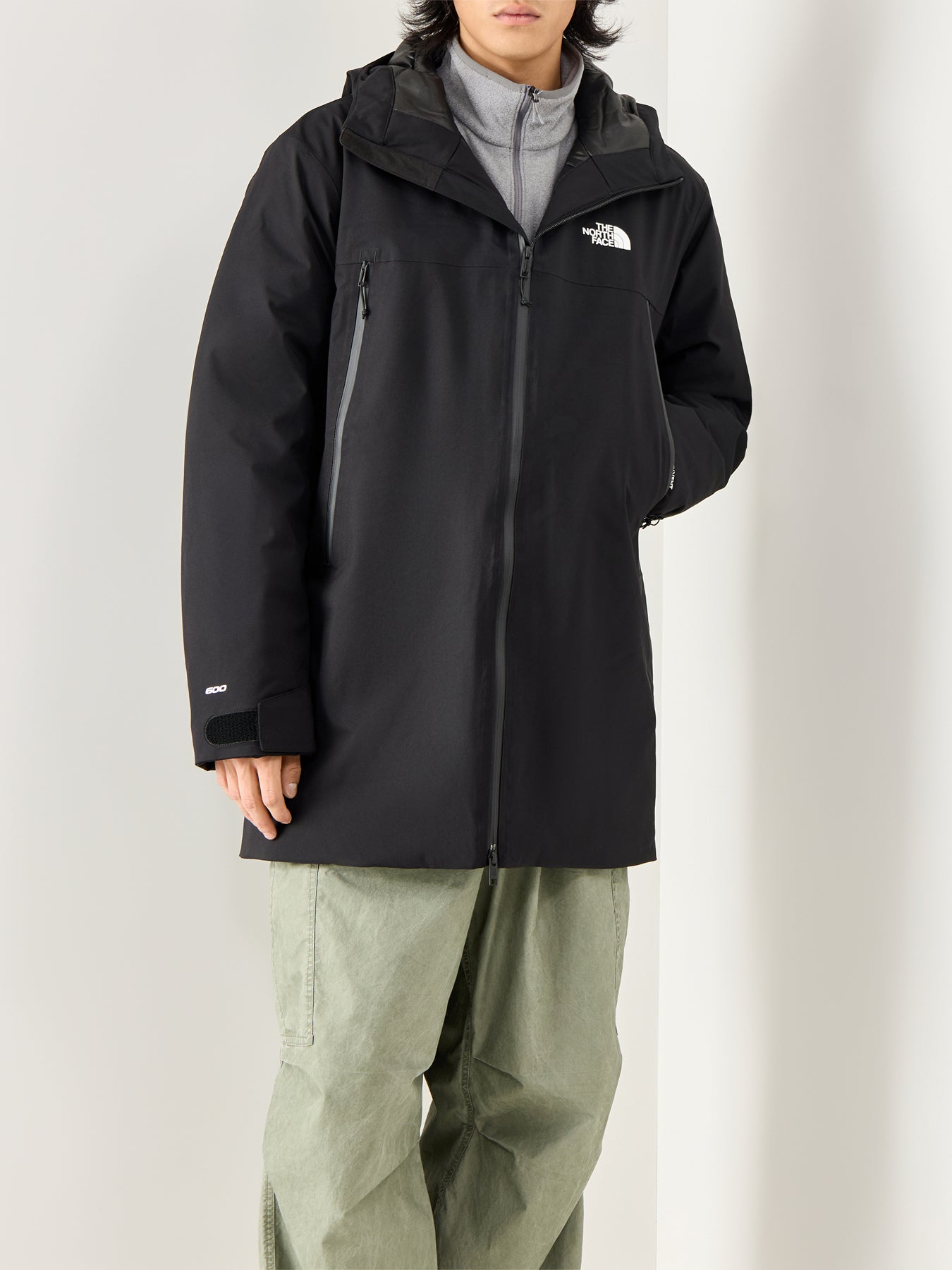 Mountain Range Down Parka Black