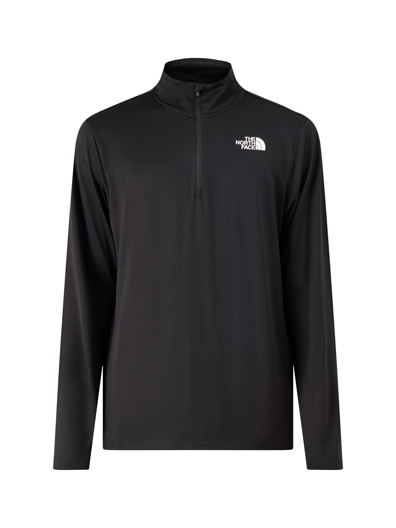 24/7 Quarter Zip Tee Black