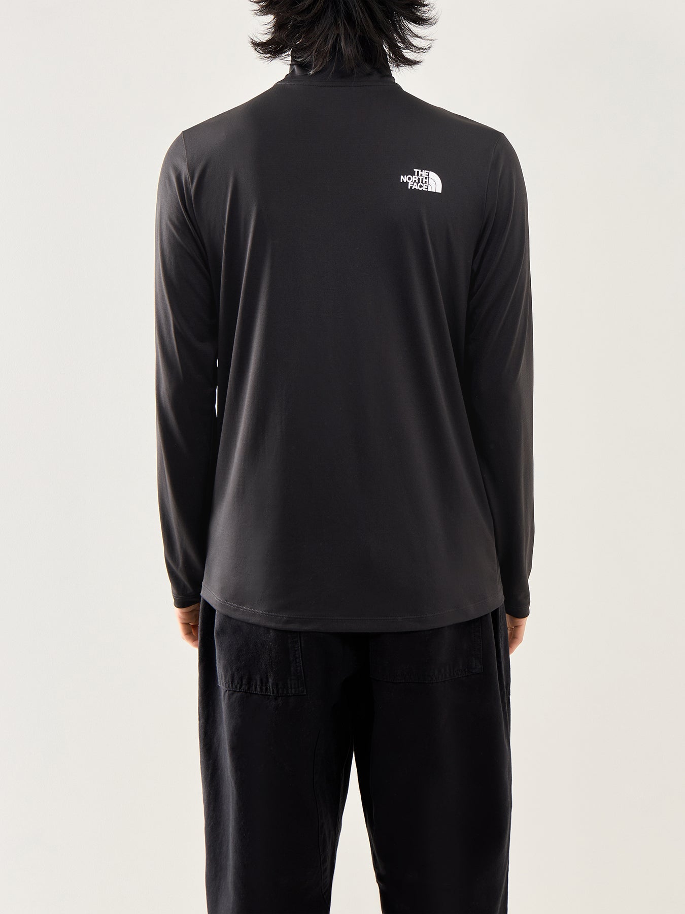 24/7 Quarter Zip Tee Black