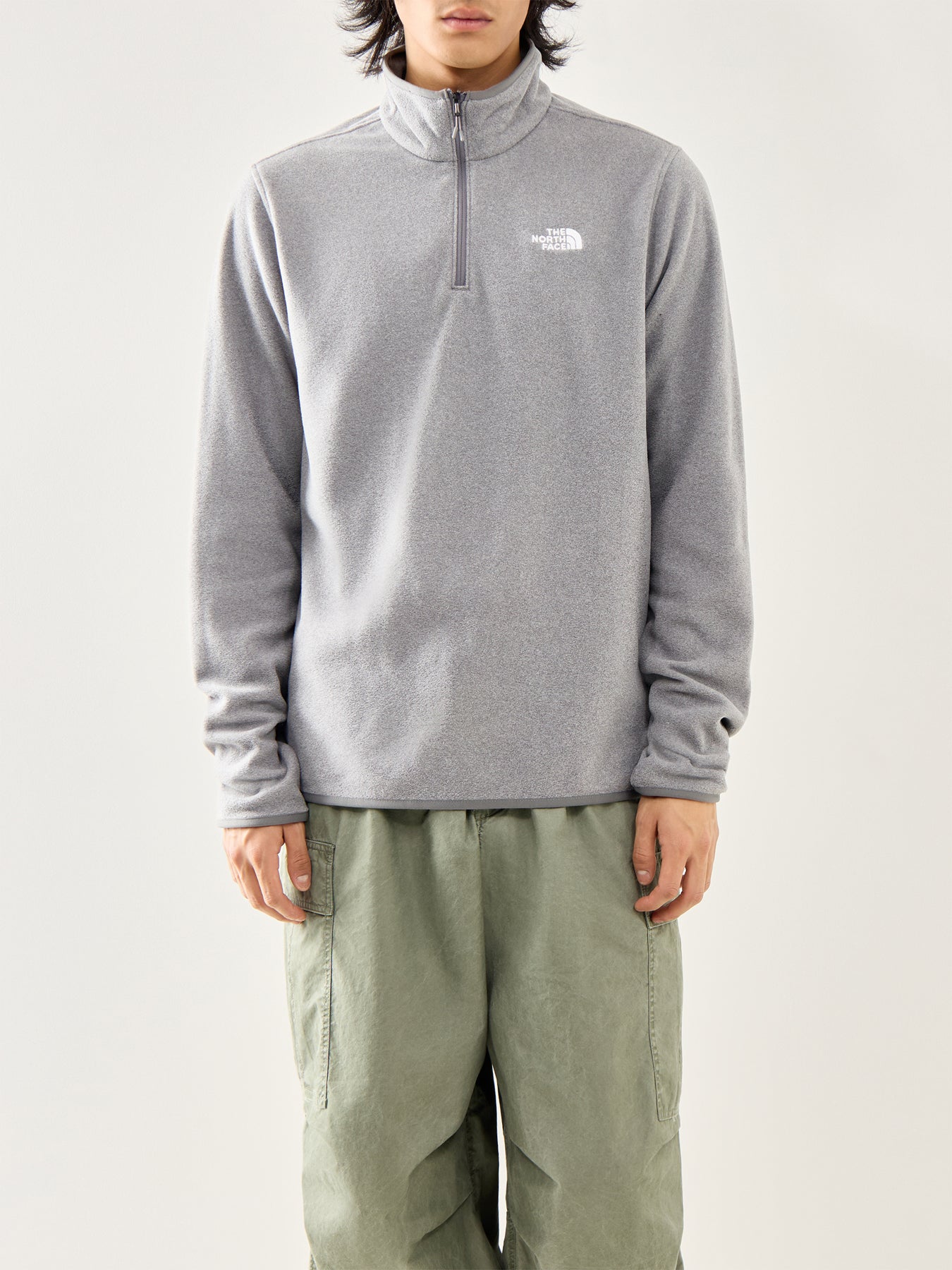 Glacier Quarter Zip Fleece Grey