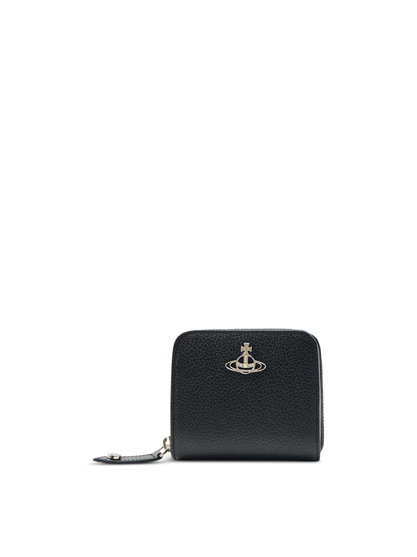 Medium Zip Around Wallet Black
