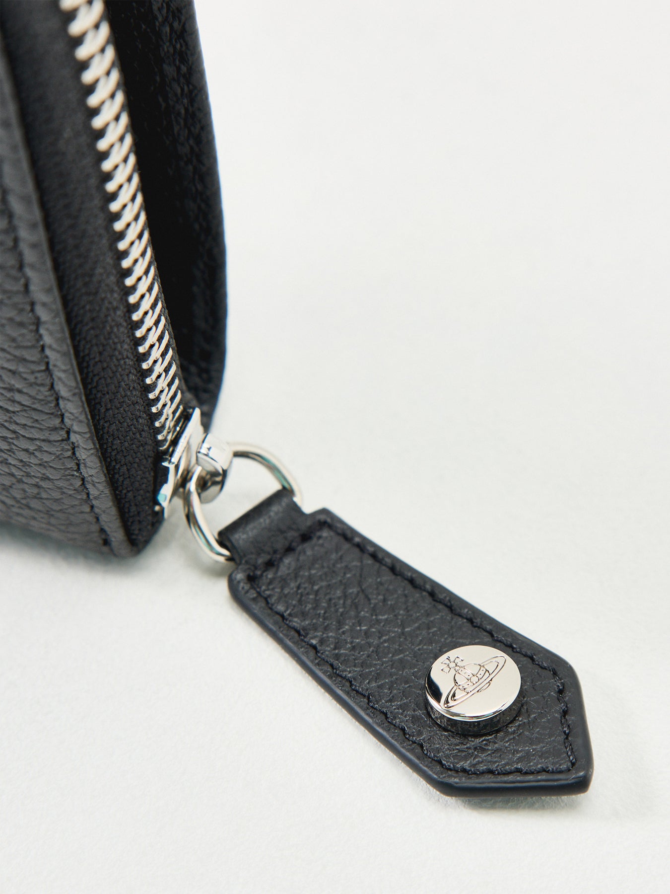 Medium Zip Around Wallet Black