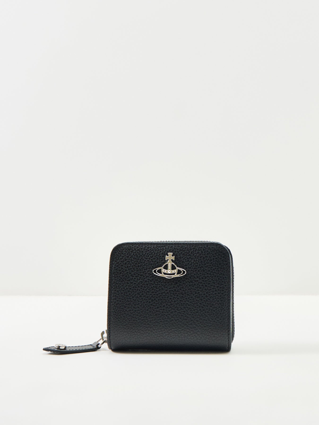 Medium Zip Around Wallet Black