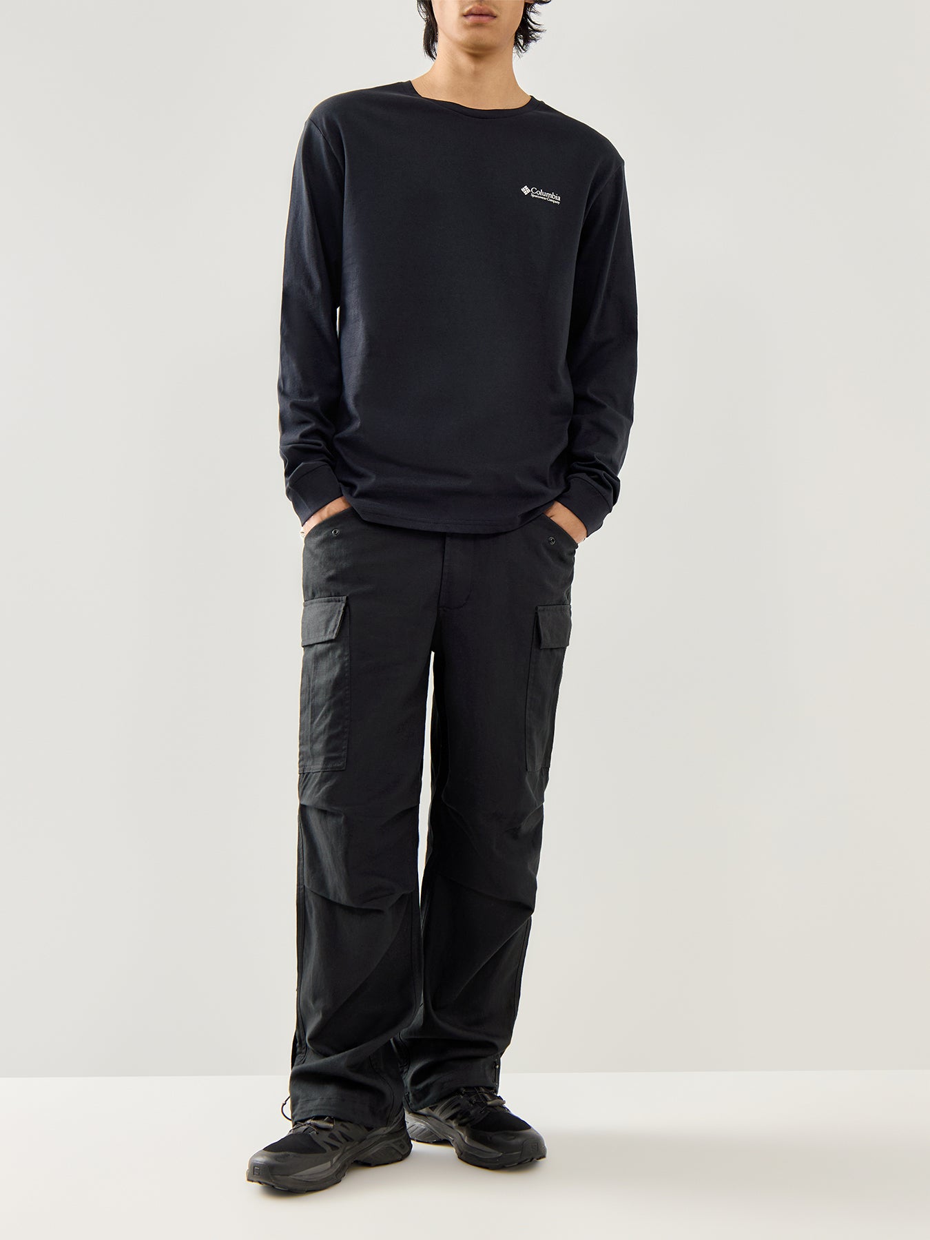 Explorers Canyon Long Sleeve Branded Black