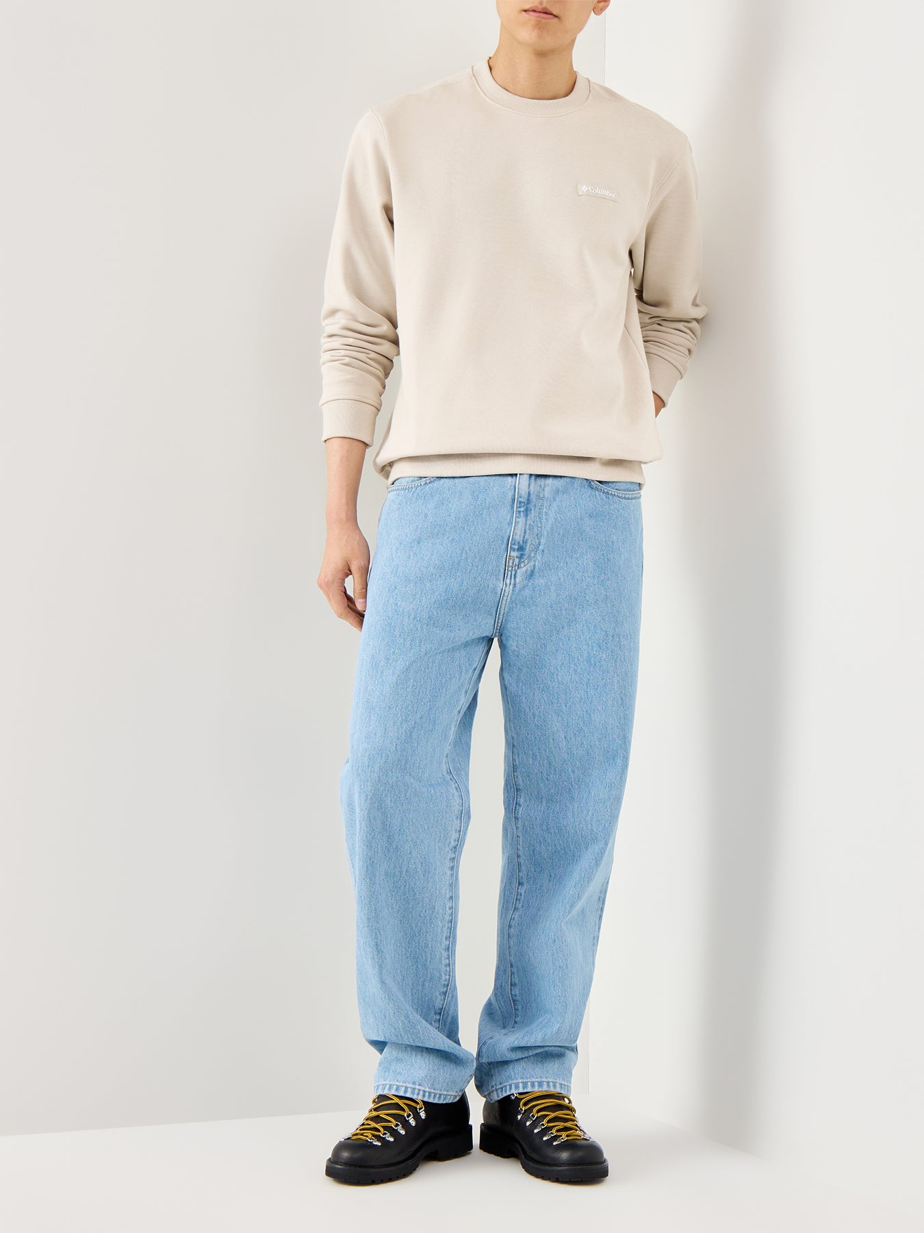 Meridian Creek Cotton Crew-Dark Stone