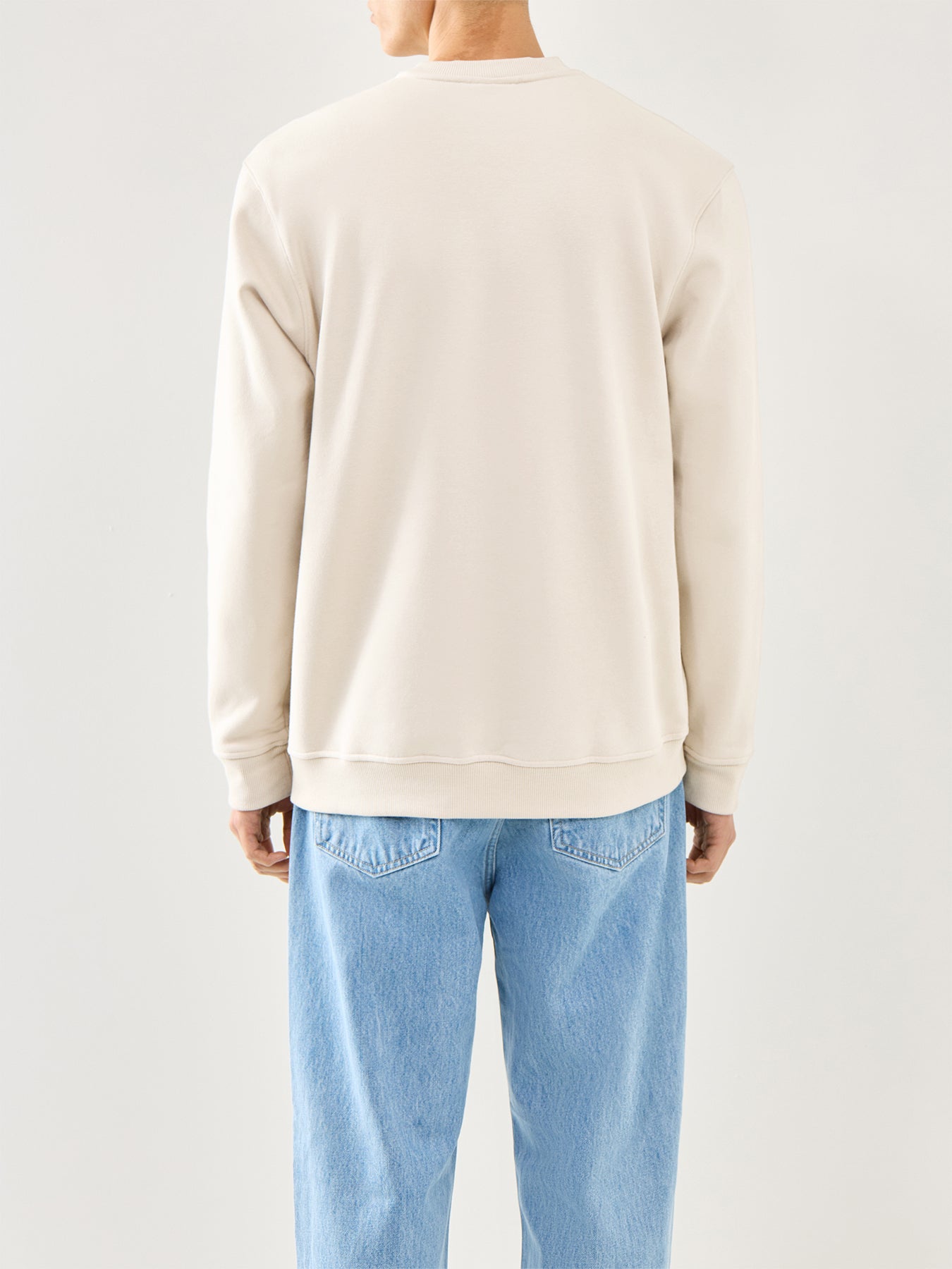 Meridian Creek Cotton Crew-Dark Stone