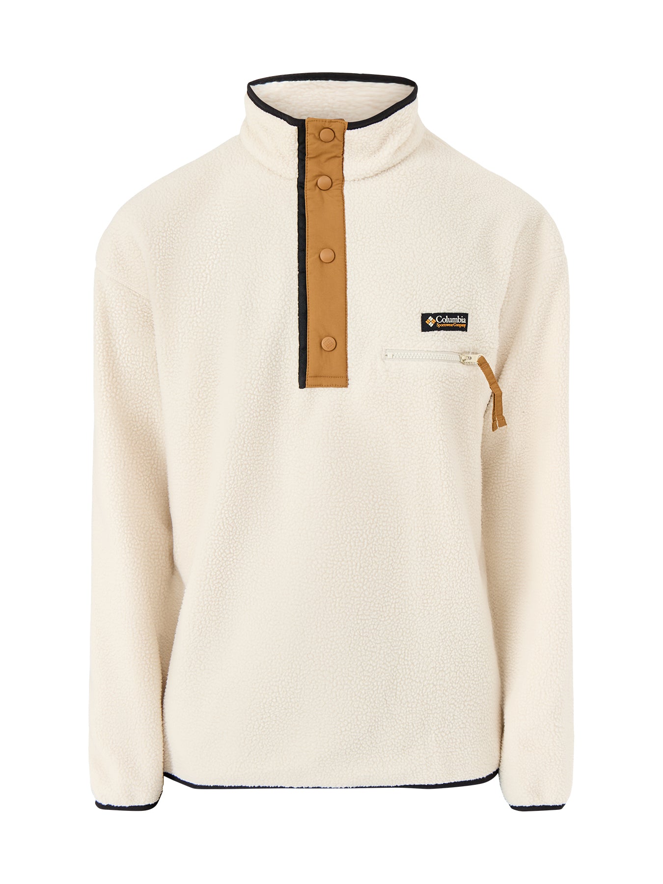 Helvetia Half Snap Sweatshirt Chalk