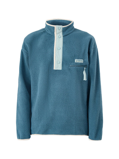 Helvetia II Half Snap Sweatshirt Blue