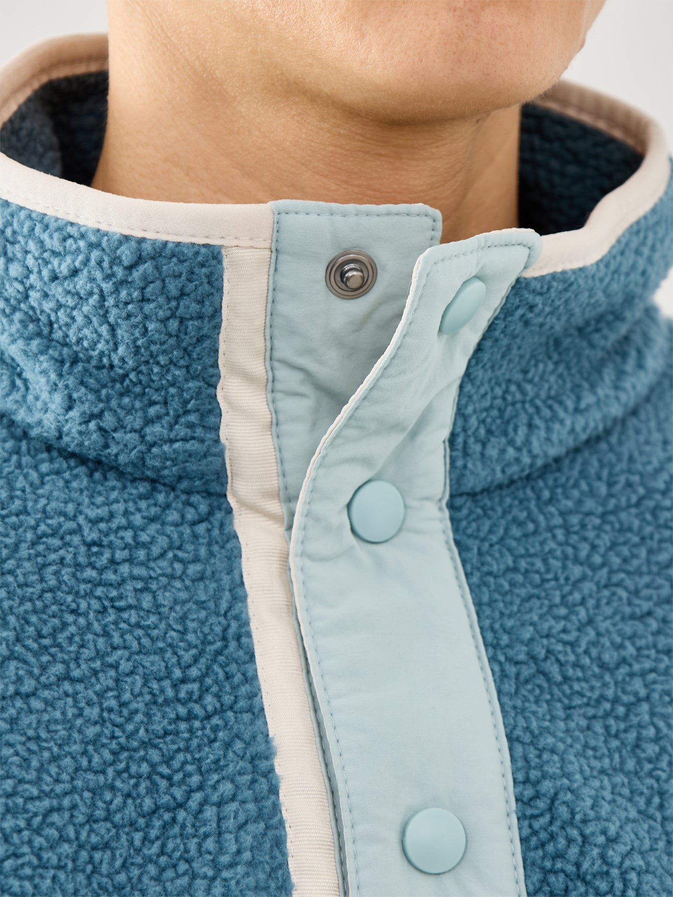 Helvetia II Half Snap Sweatshirt Blue