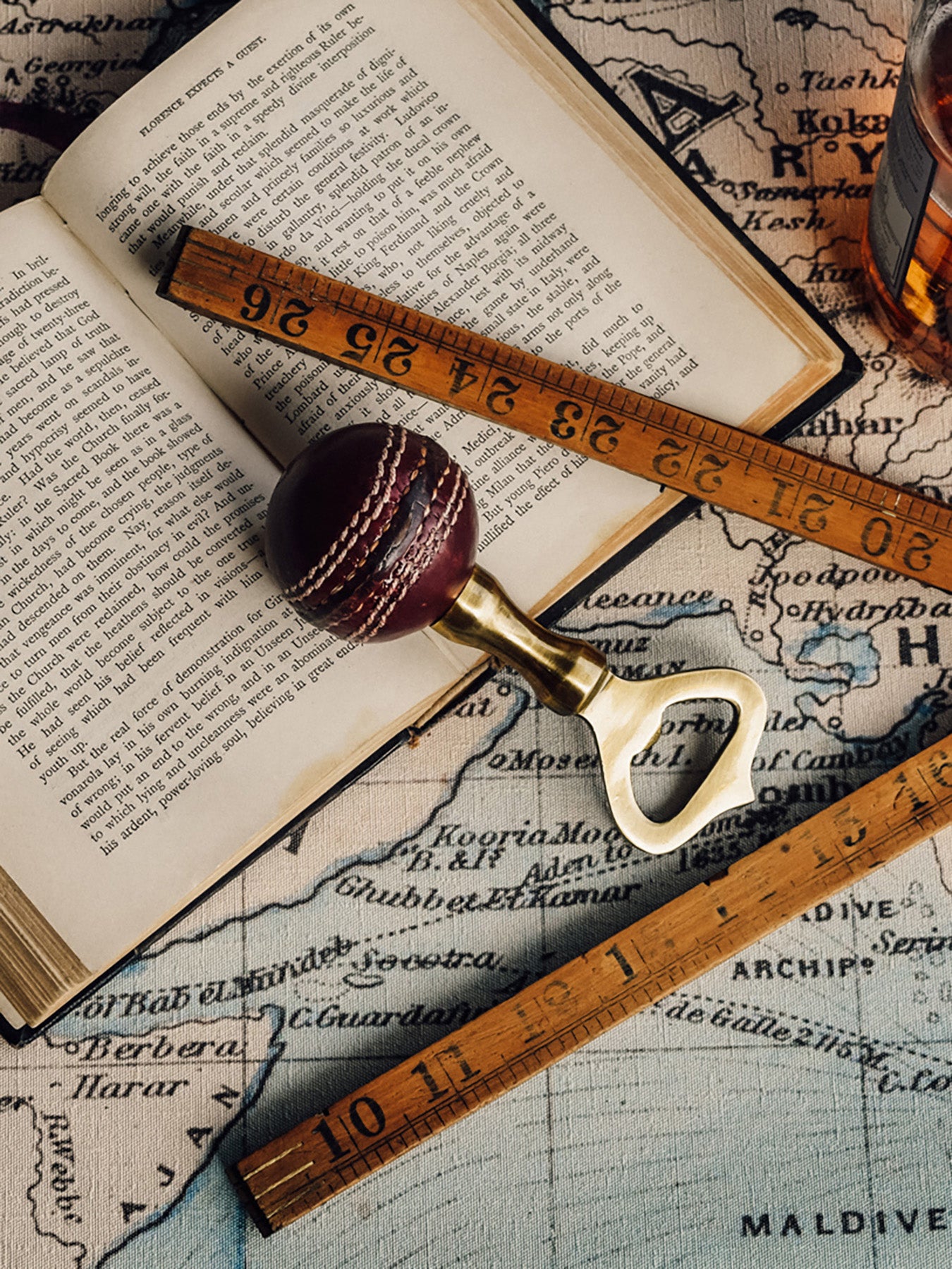 Cricket Ball Bottle Opener