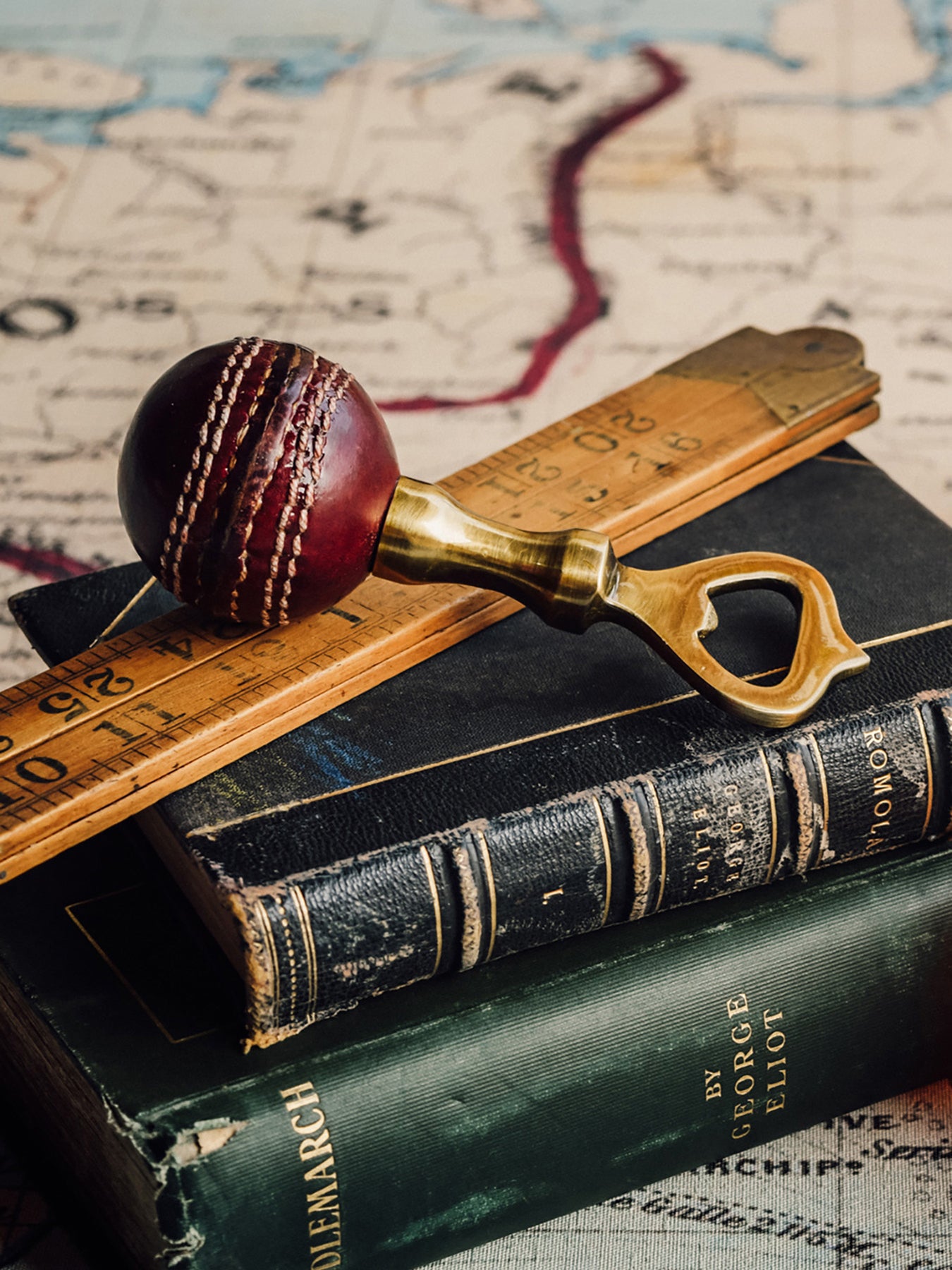 Cricket Ball Bottle Opener
