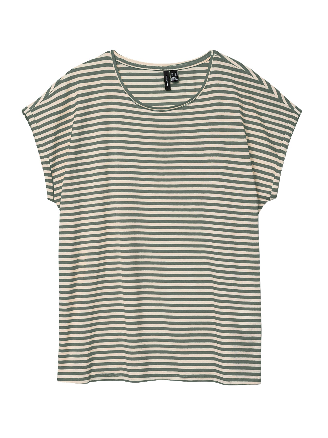 Ava Stripe Top Laurel Wreath Pristine