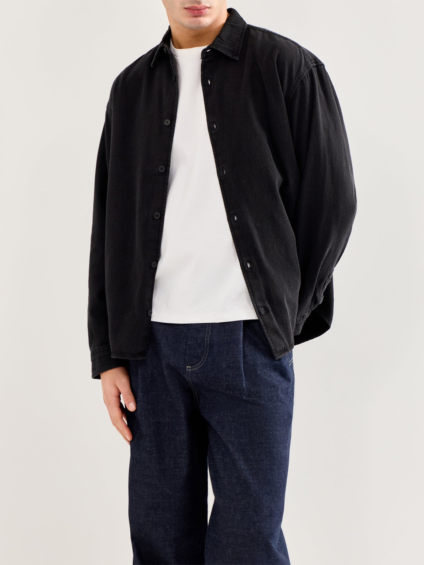Jornorrebro Denim Long Sleeve Shirt Black