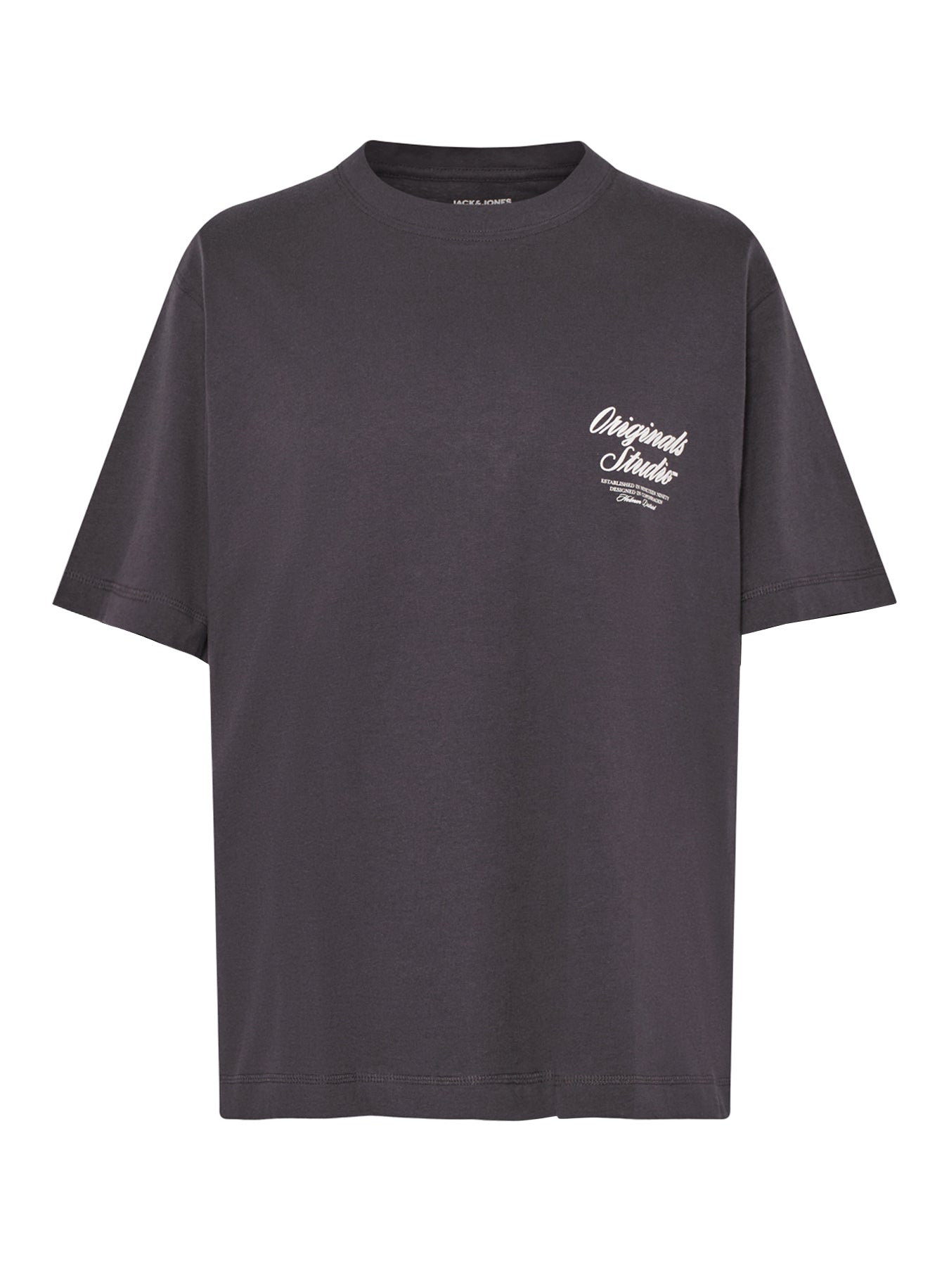 Typo Graphic T-shirt Grey