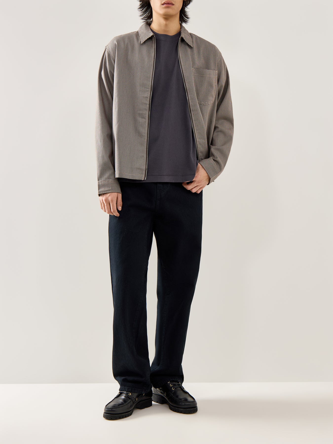 Typo Graphic T-shirt Grey