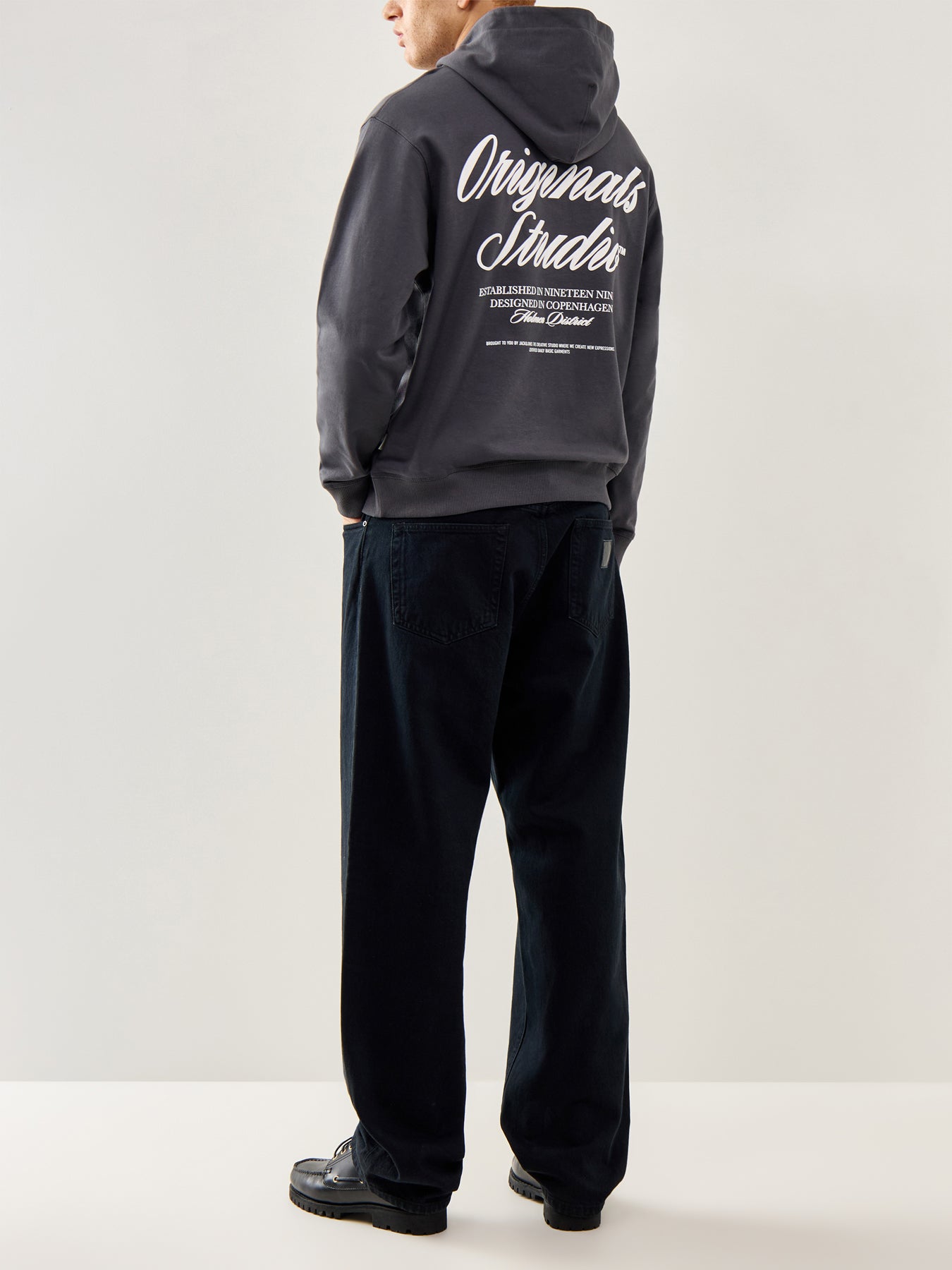 Jornorrebro Typo Back Sweat Hood Sn