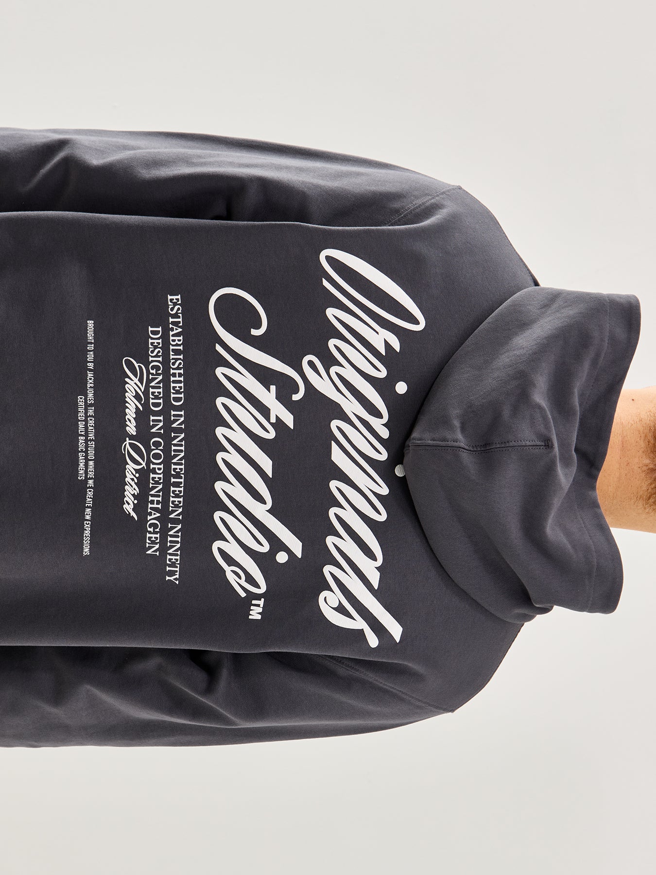 Jornorrebro Typo Back Sweat Hood Sn