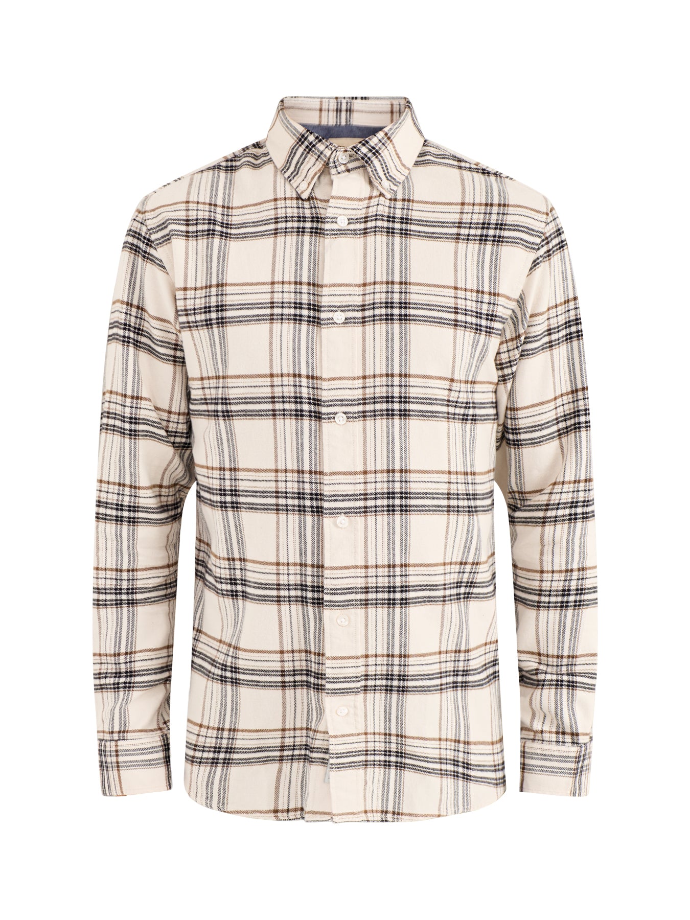 Flannel Long-Sleeve Shirt Check