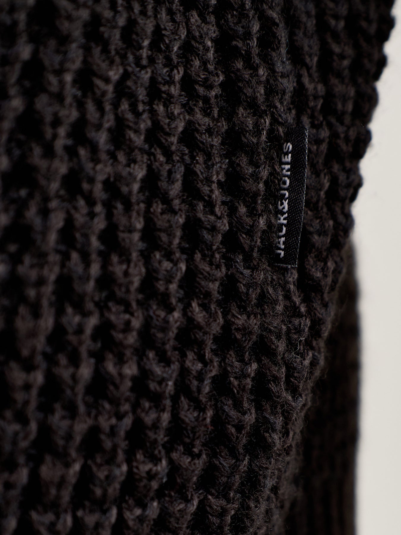 Knit Crew Neck Jumper Black