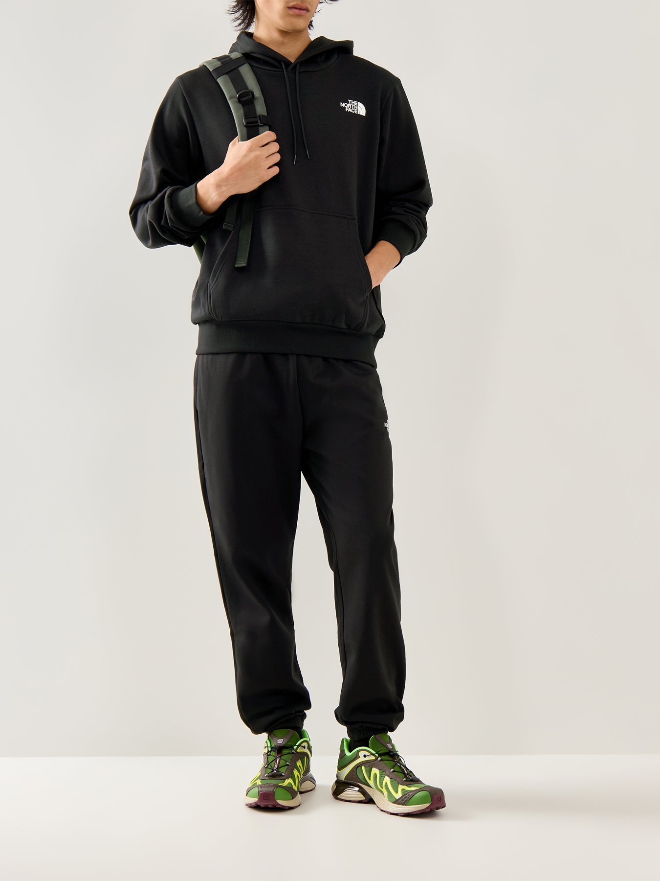 Simple Dome Hoodie Black