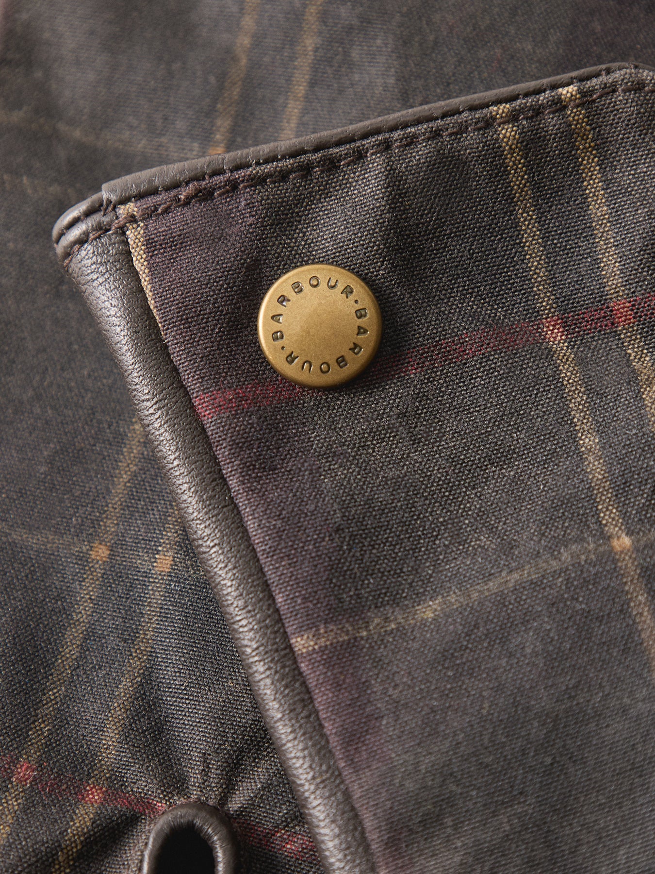 Scarlet Tartan Gloves Brown