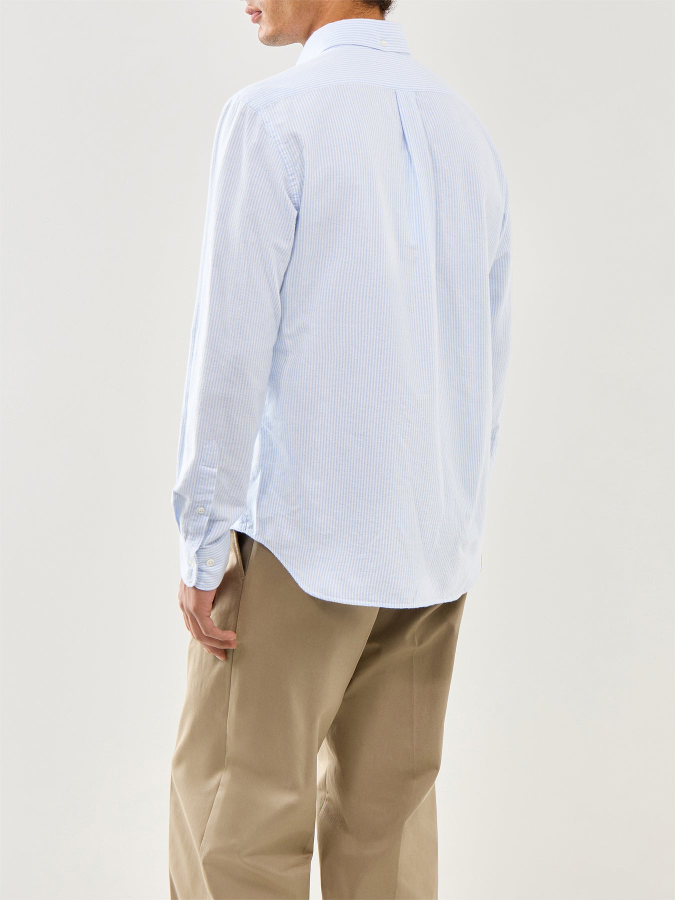 Pitt Brushed Oxford Woven Shirt Light Blue