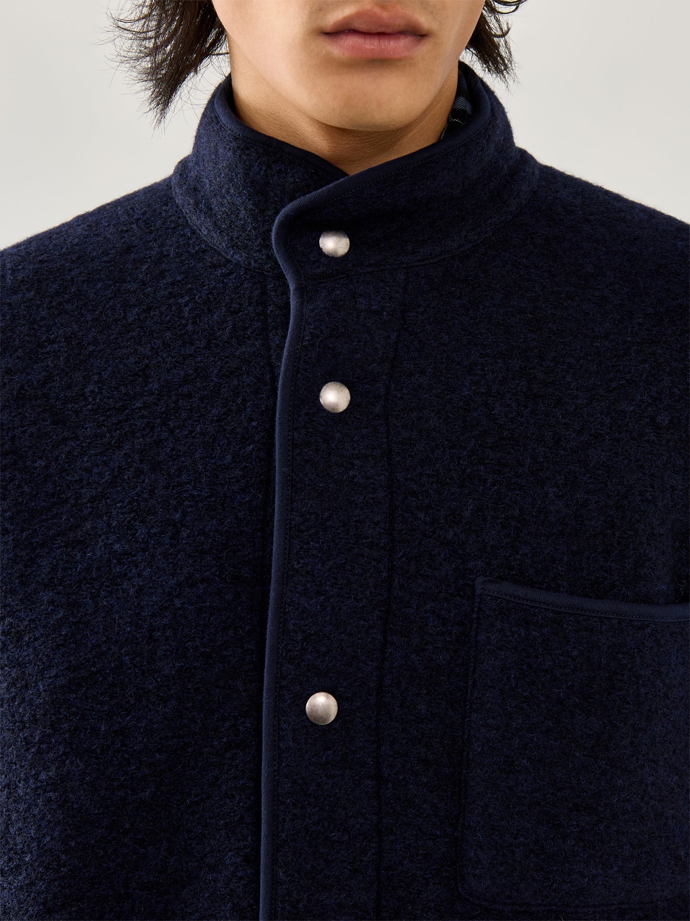 Jock Knitted Jacket Navy