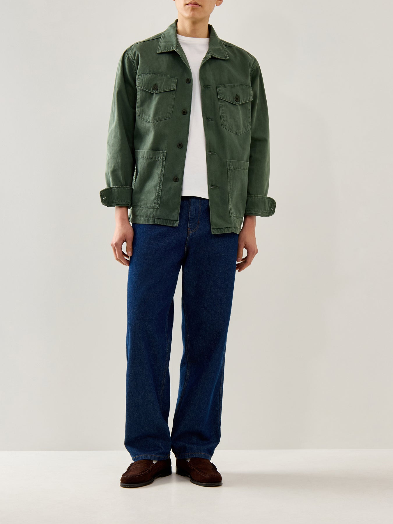 Jeffrey Herringbone Field Jacket