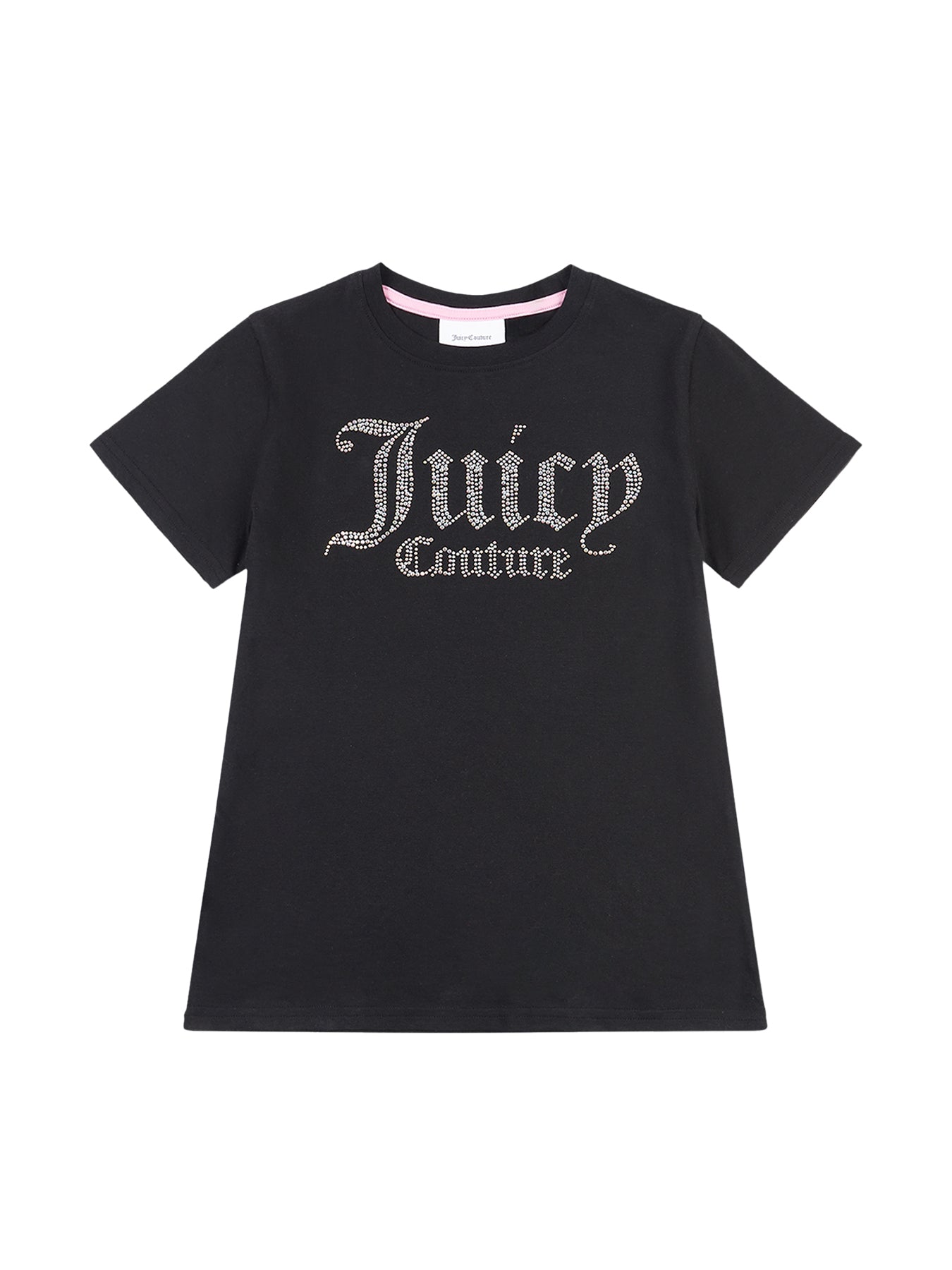 Diamante Fitted Tee Black