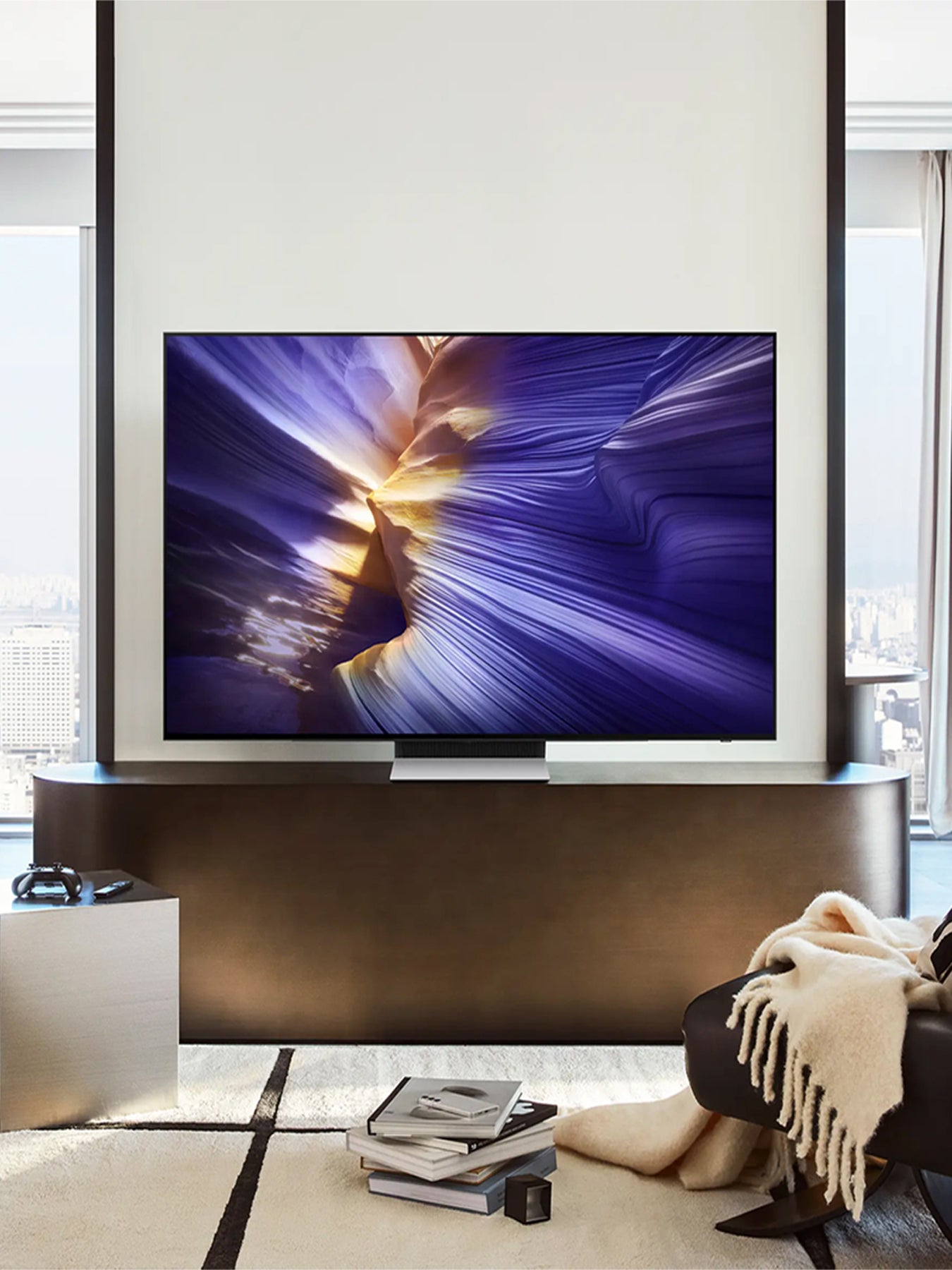 QE55S90F OLED 55 Inch S90F AI Smart TV (2025)