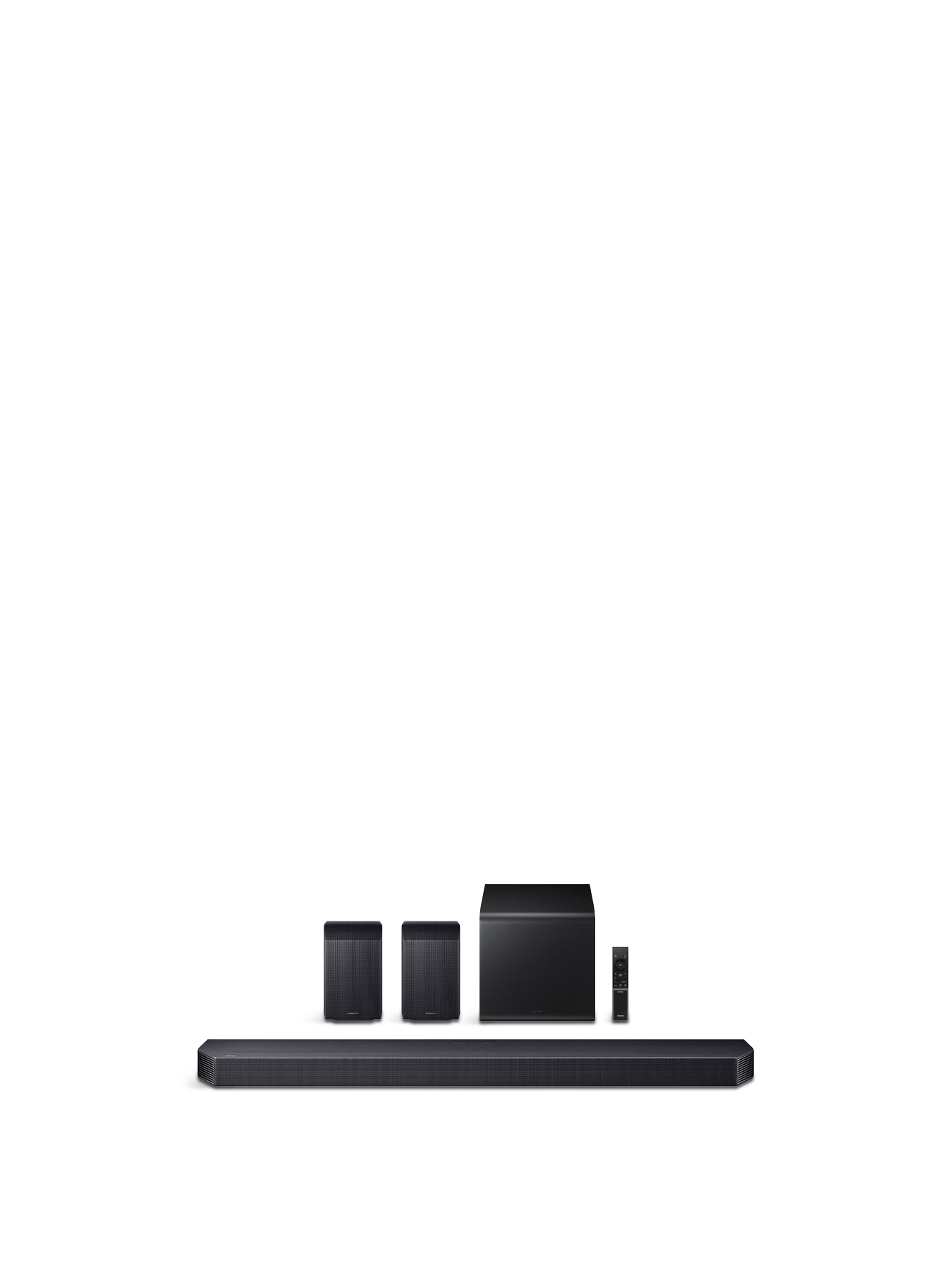 HW-Q930F 9.1.4ch Dolby Atmos, DTS: Q-Symphony Soundbar with Wireless Subwoofer & Rear Speakers Wi-Fi