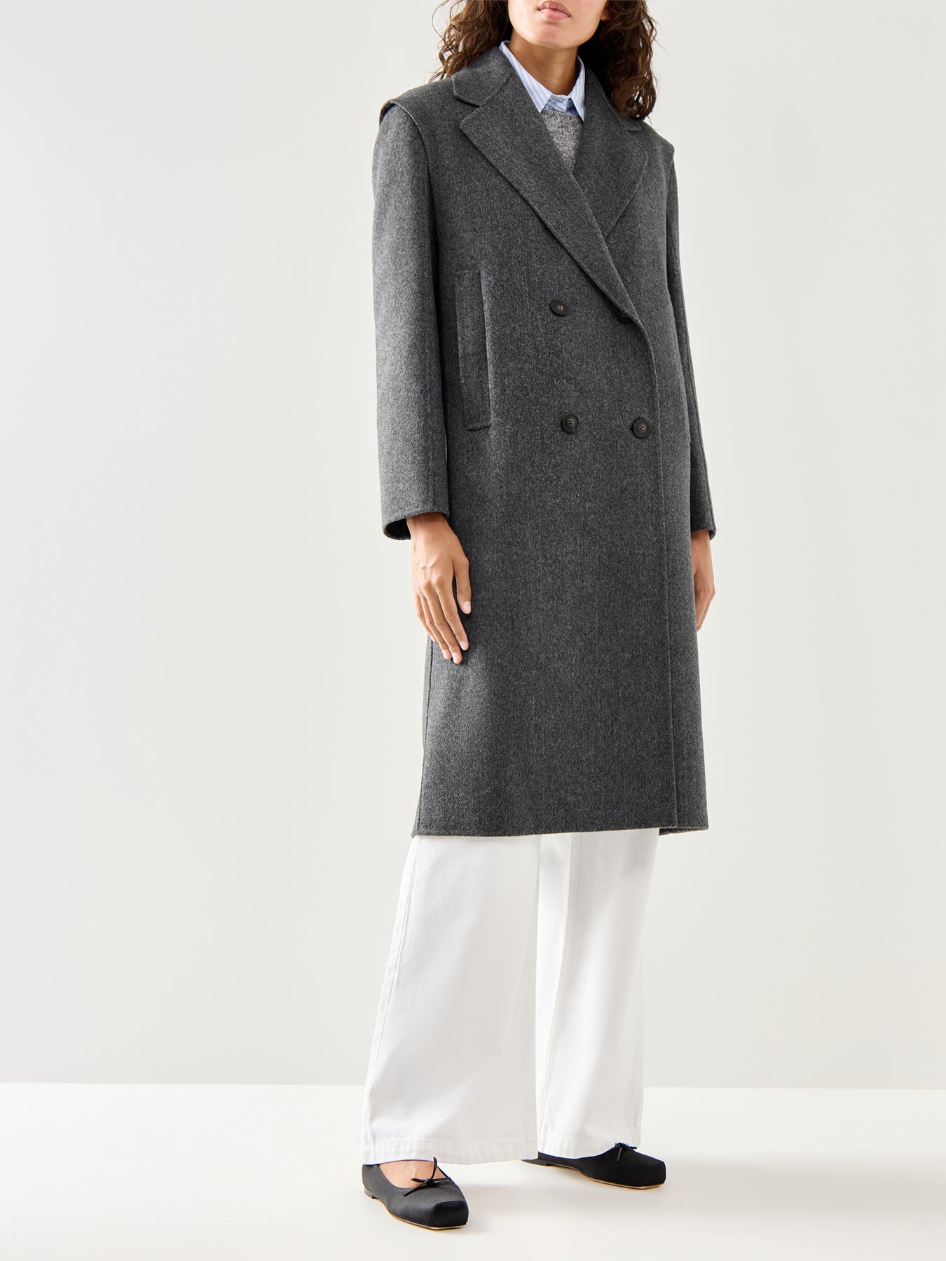 Sabadel 2In1 Coat Gilet Bolero Combo Grey