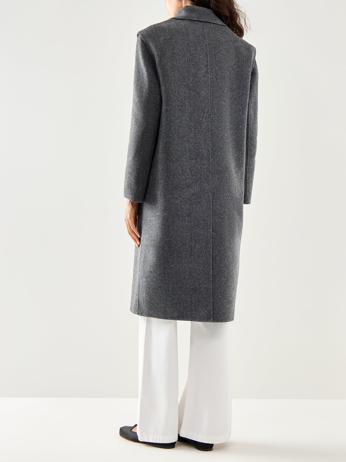 Sabadel 2In1 Coat Gilet Bolero Combo Grey