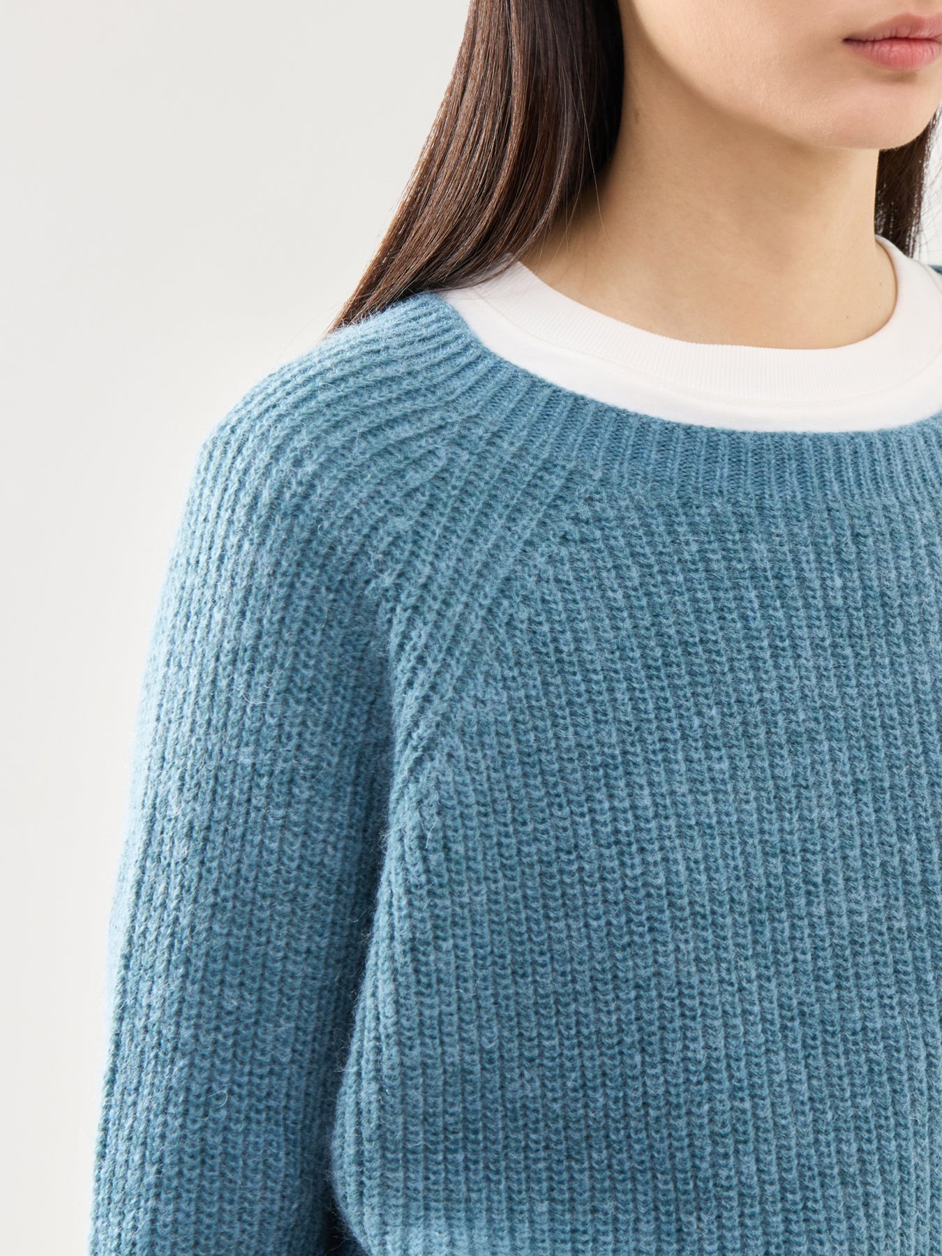 Xeno Fluffy Wide Neck Knitwear