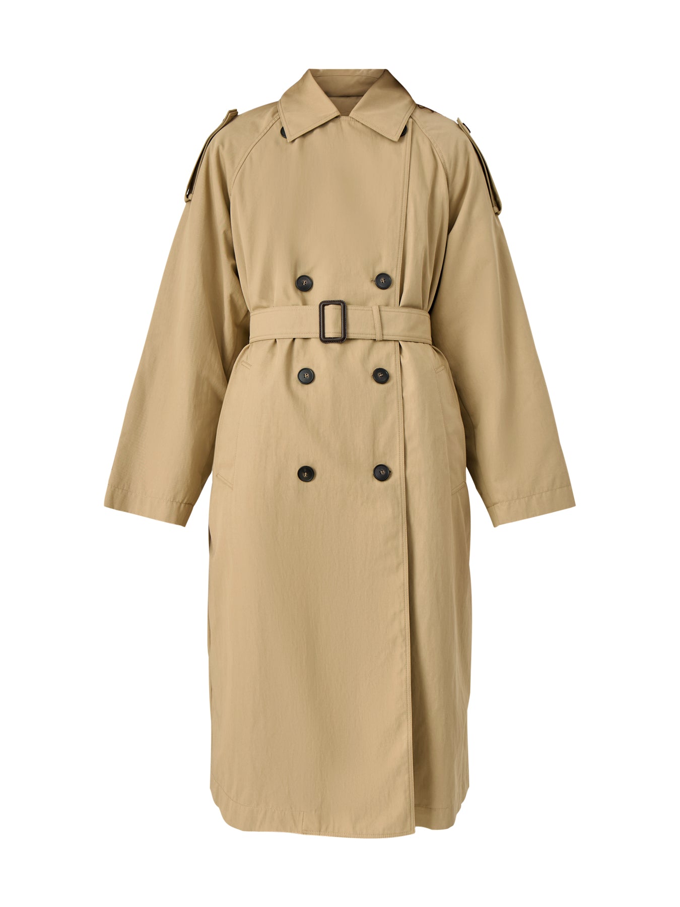 Ghia Classic Long Cotton Trench Coat