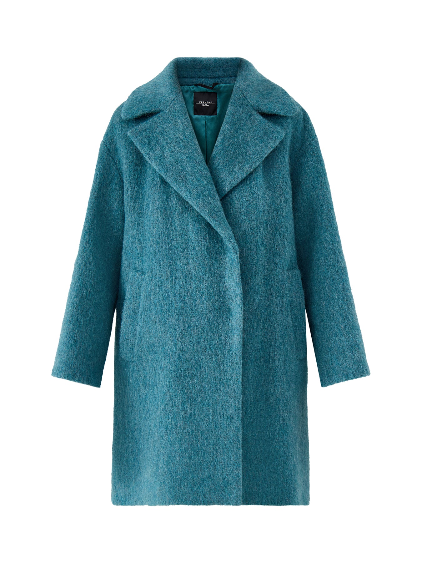 Rada Fluffy Eggshape Coat Blue