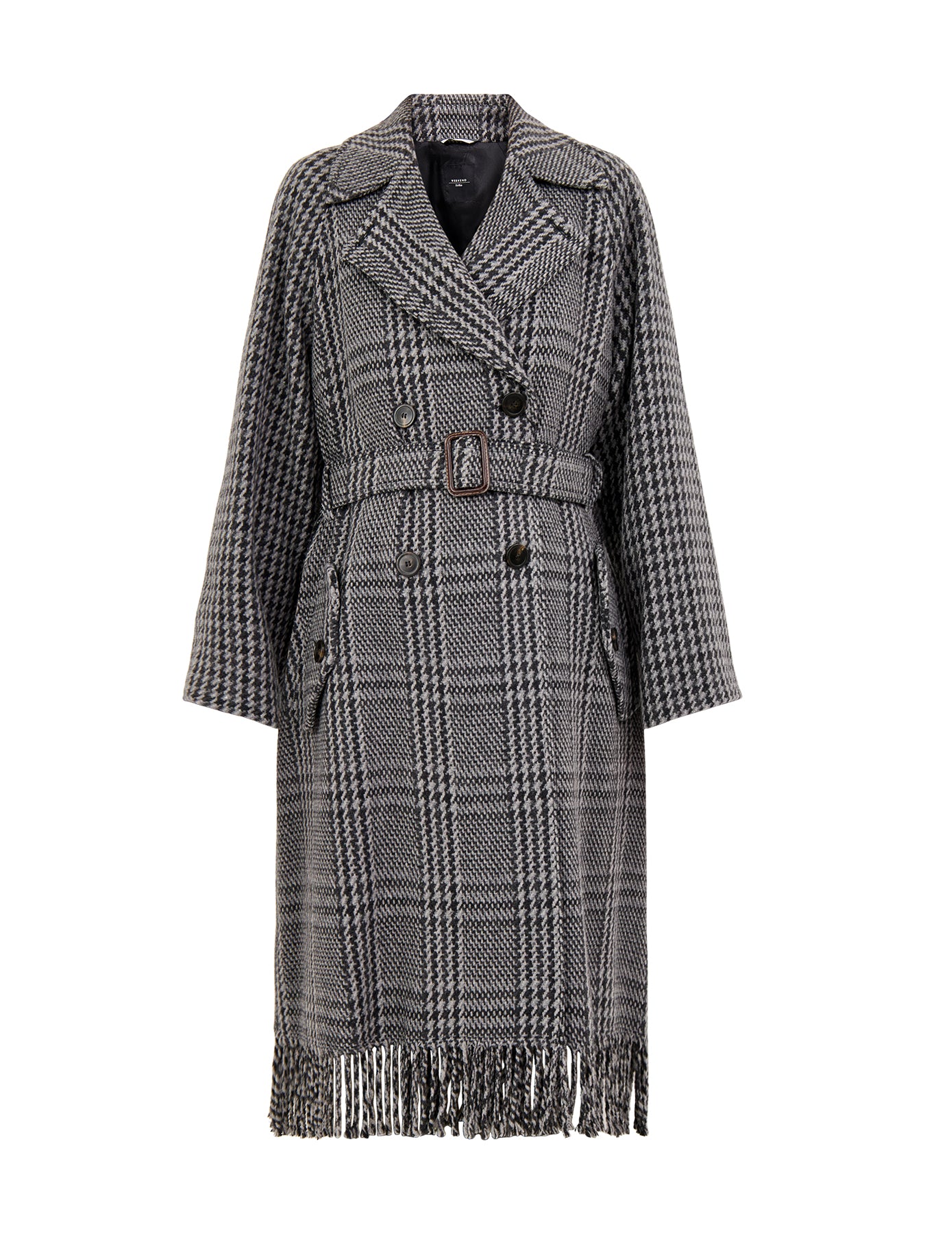 Carpi Feinge Hem Coat Dark Grey