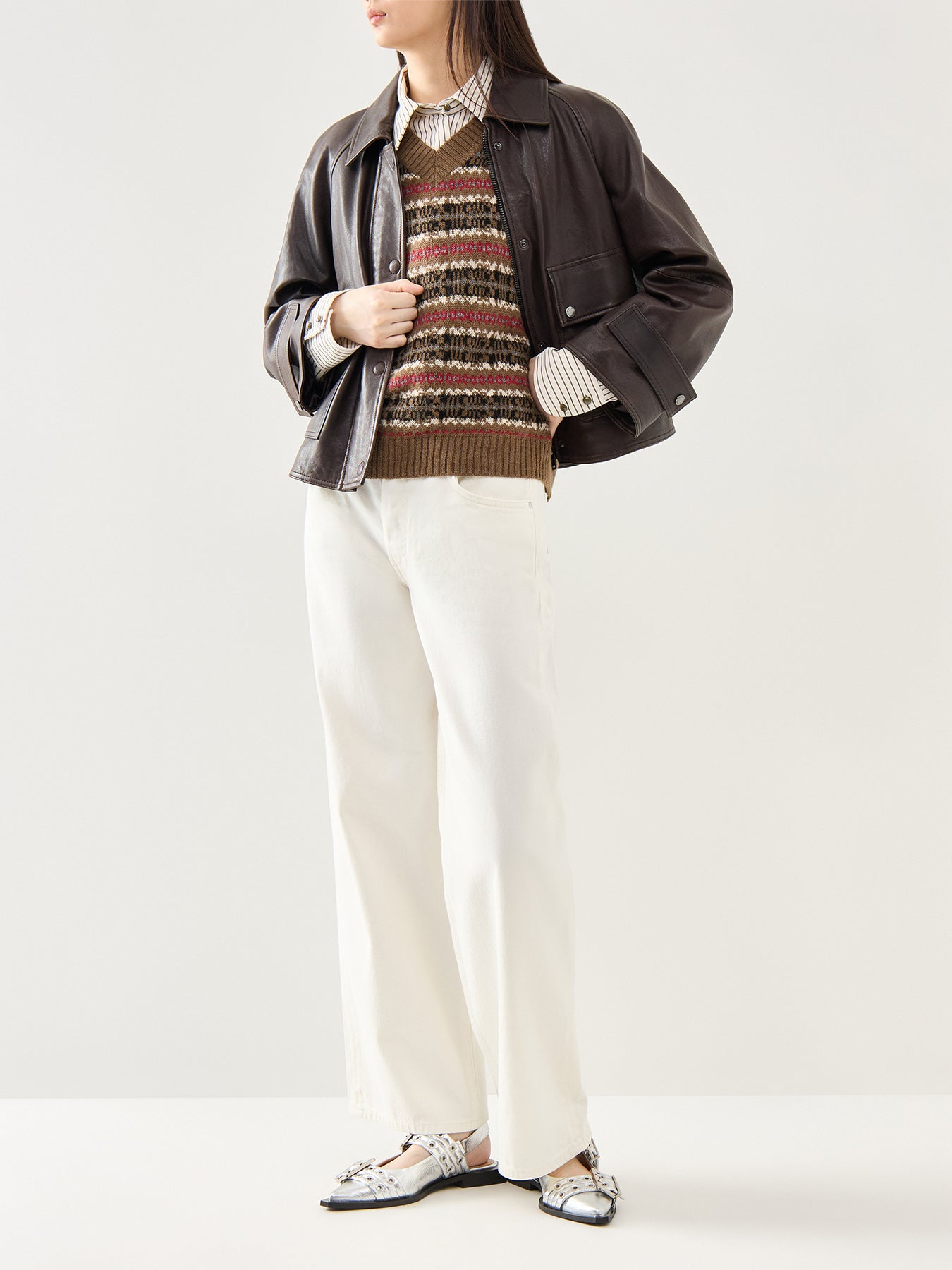 Fleres Knitted Fairisle Vest